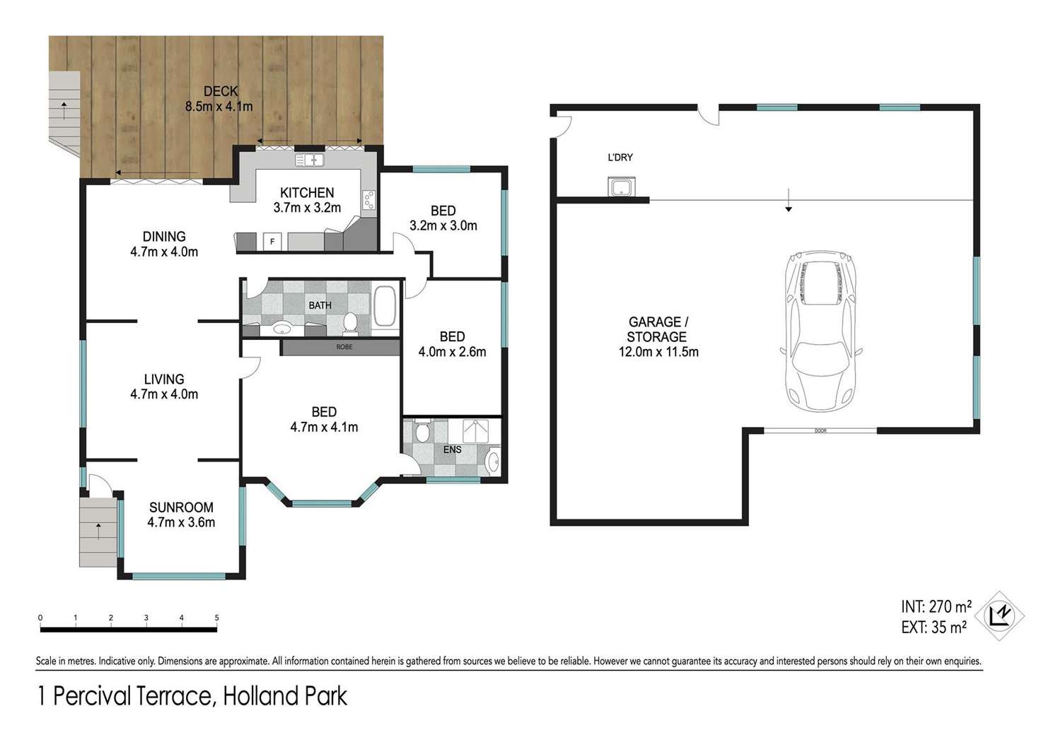 Floorplan of Homely house listing, 1 Percival Terrace, Holland Park QLD 4121