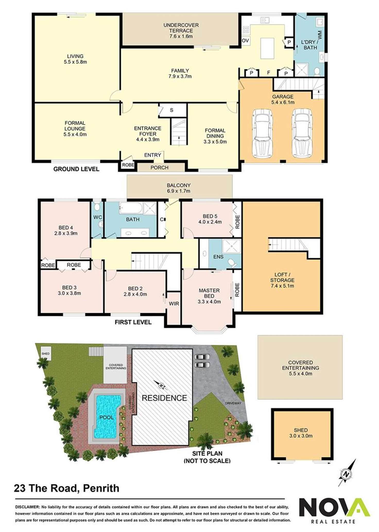 Floorplan of Homely house listing, 23 The Road, Penrith NSW 2750