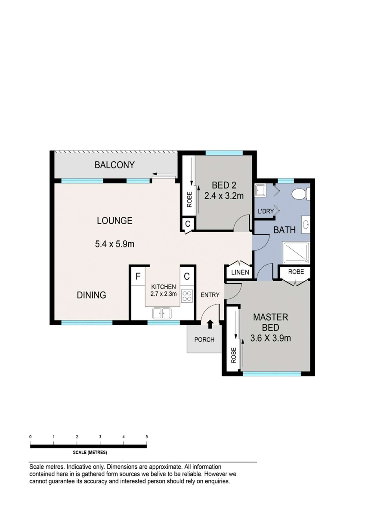 Floorplan of Homely apartment listing, Address available on request