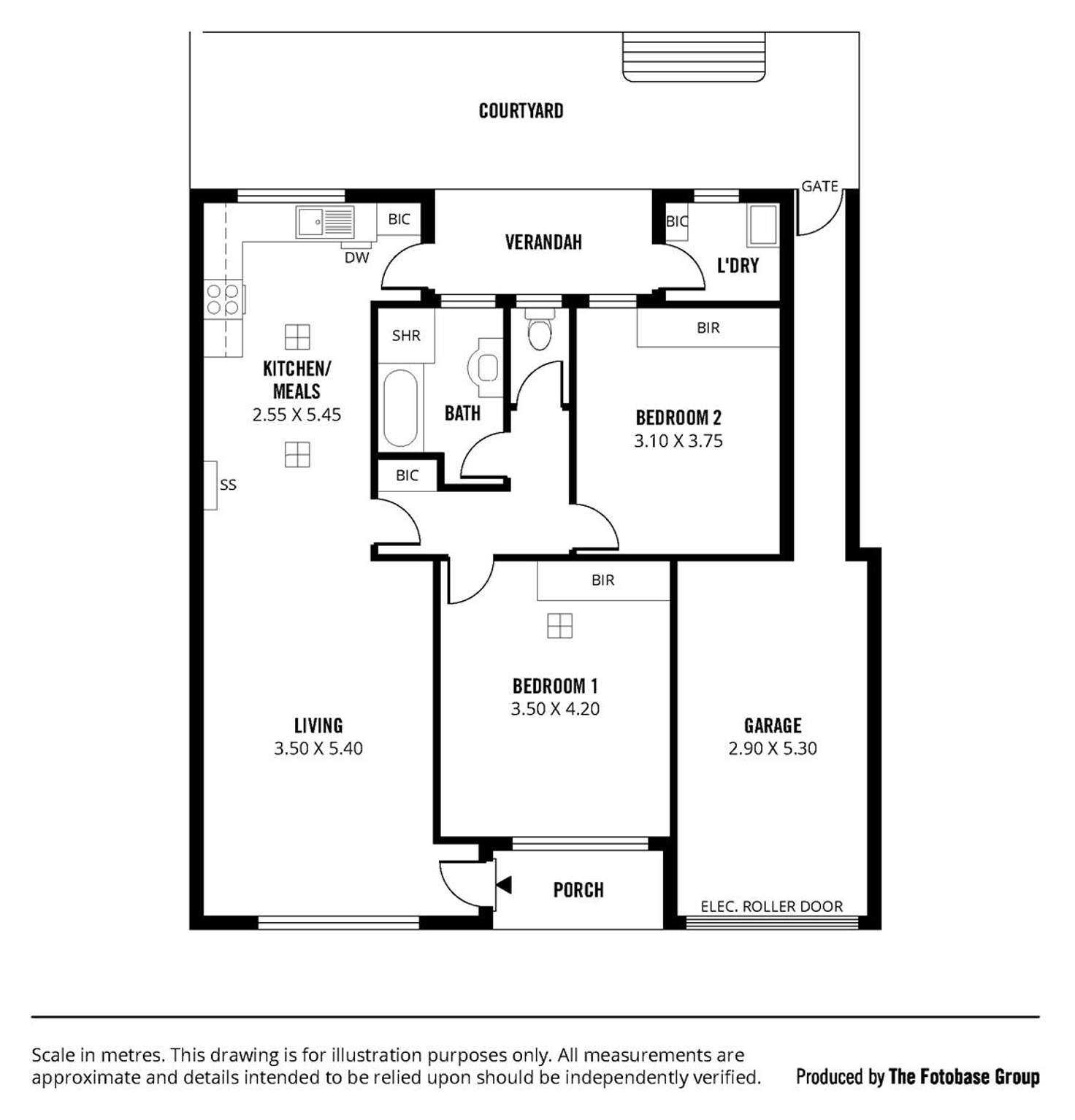 Floorplan of Homely unit listing, 4/93 Angas Road (facing Olive Grove), Westbourne Park SA 5041