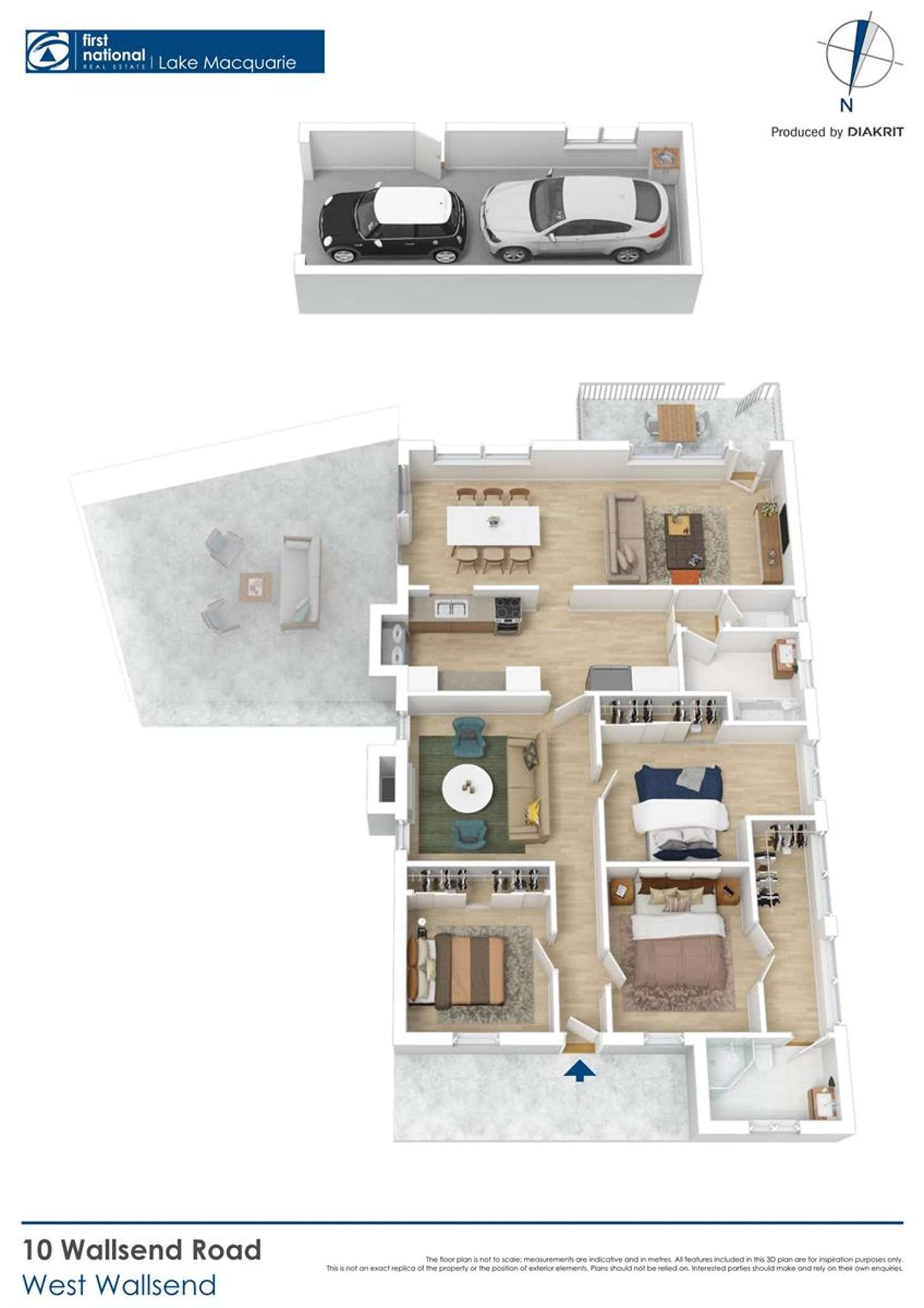 Floorplan of Homely house listing, 10 Wallsend Road, West Wallsend NSW 2286