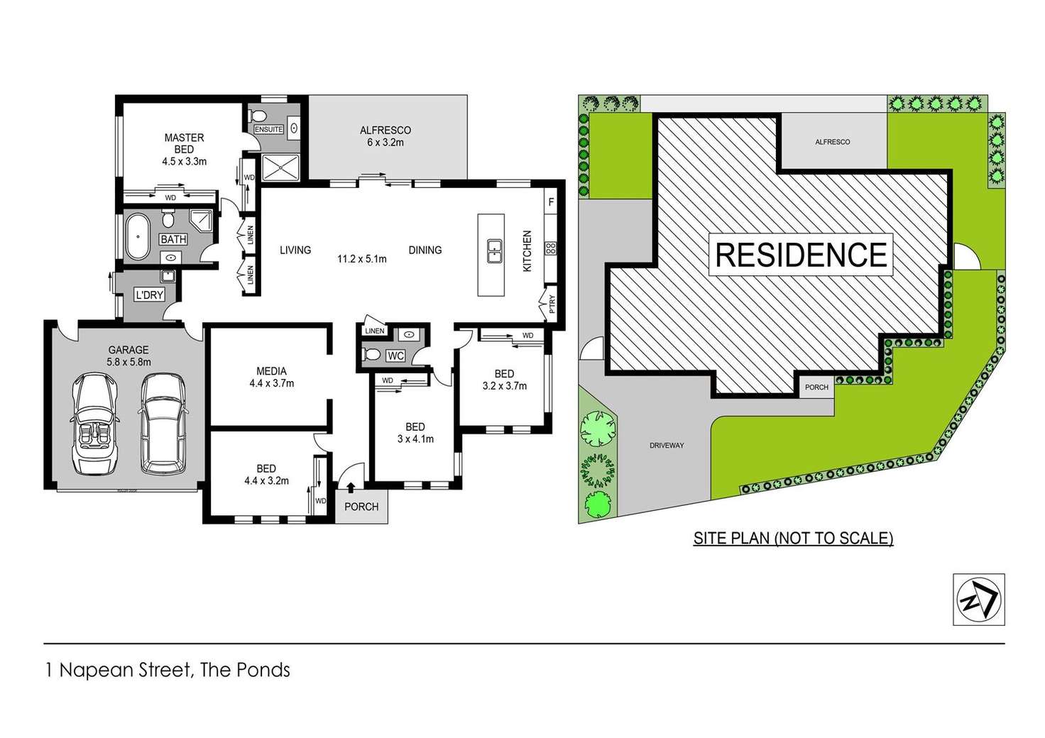 Floorplan of Homely house listing, 1 Nepean Street, The Ponds NSW 2769