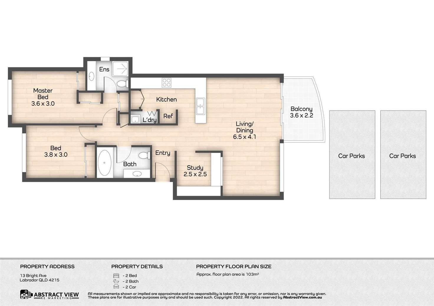 Floorplan of Homely apartment listing, 36/13 Bright Avenue, Labrador QLD 4215