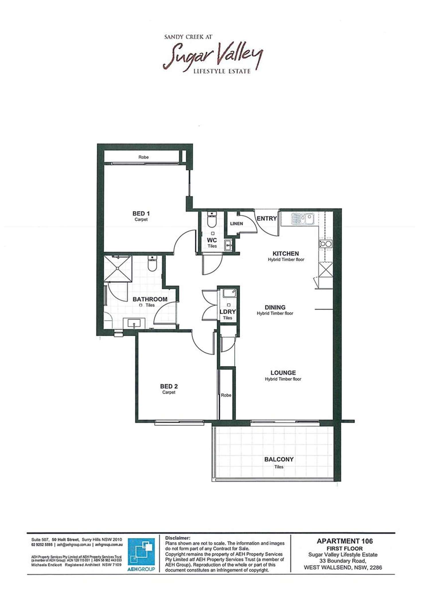 Floorplan of Homely unit listing, 103/33 Boundary Road, West Wallsend NSW 2286