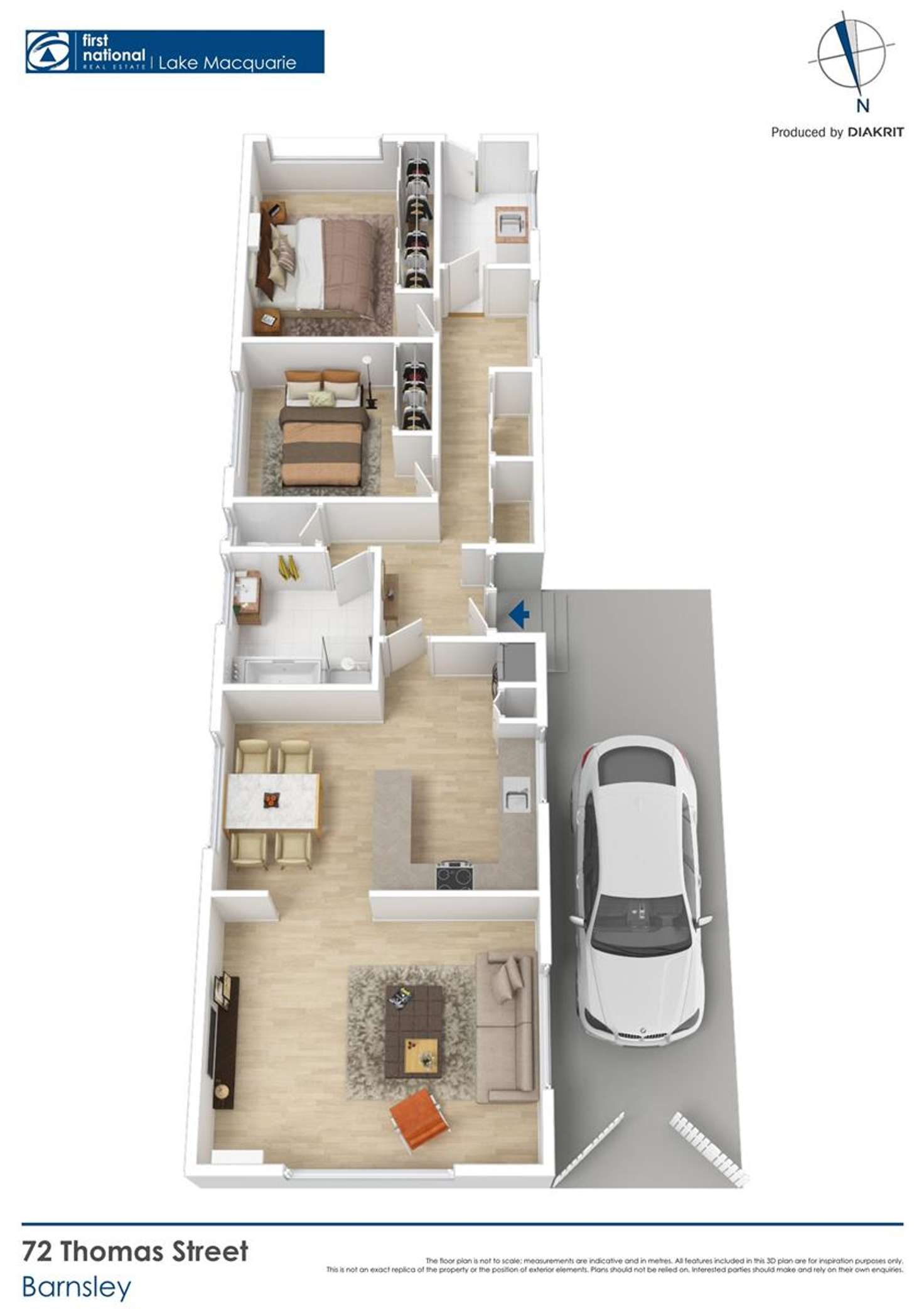 Floorplan of Homely house listing, 72 Thomas Street, Barnsley NSW 2278