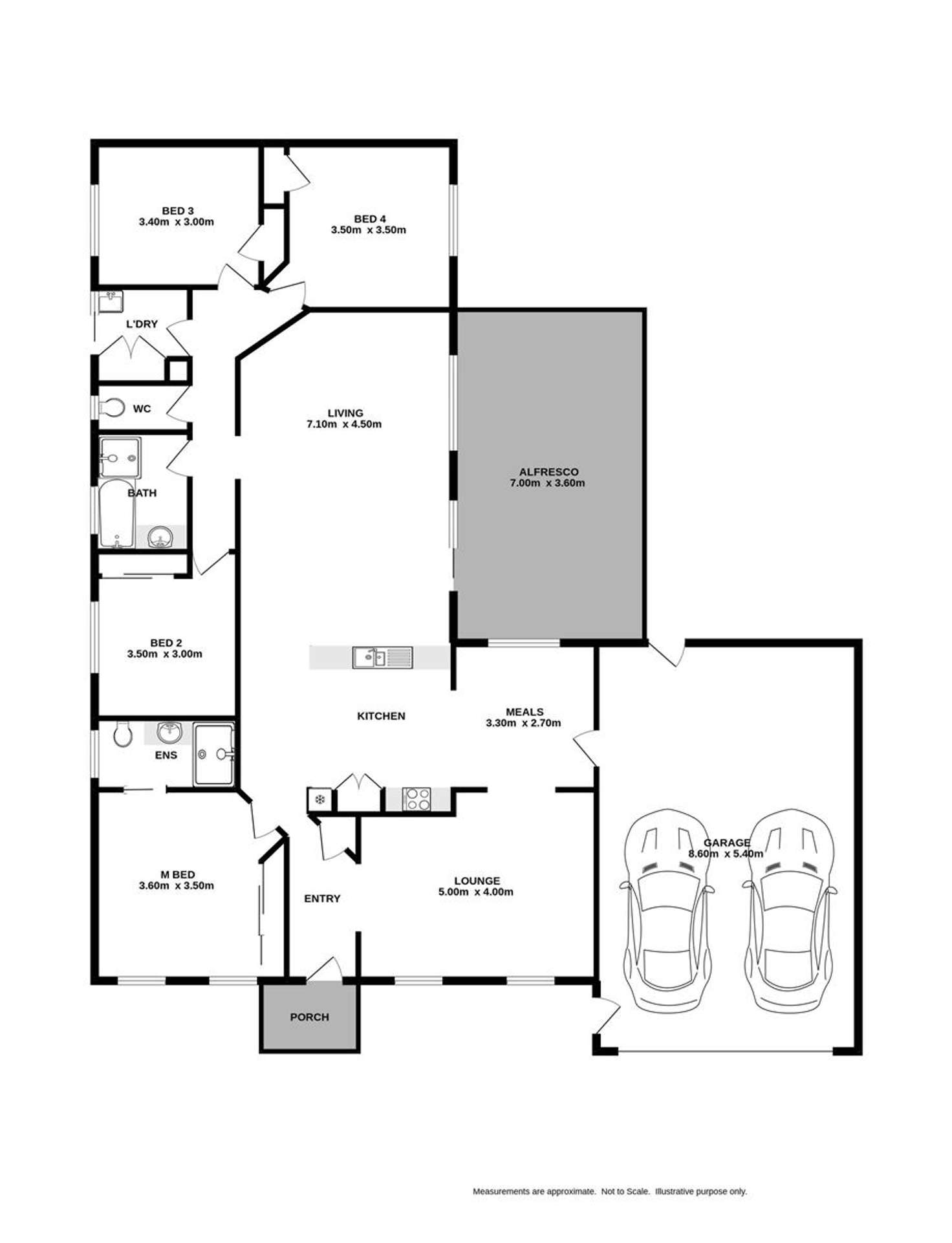 Floorplan of Homely house listing, 49 Firestone Way, West Wodonga VIC 3690