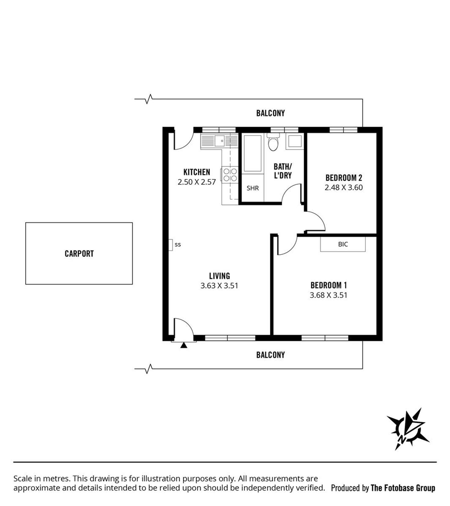 Floorplan of Homely unit listing, 7/267 Belair Road, Torrens Park SA 5062