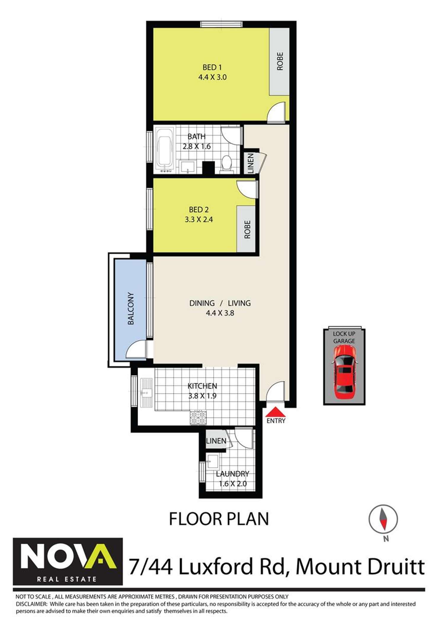 Floorplan of Homely unit listing, 7/44 Luxford Road, Mount Druitt NSW 2770