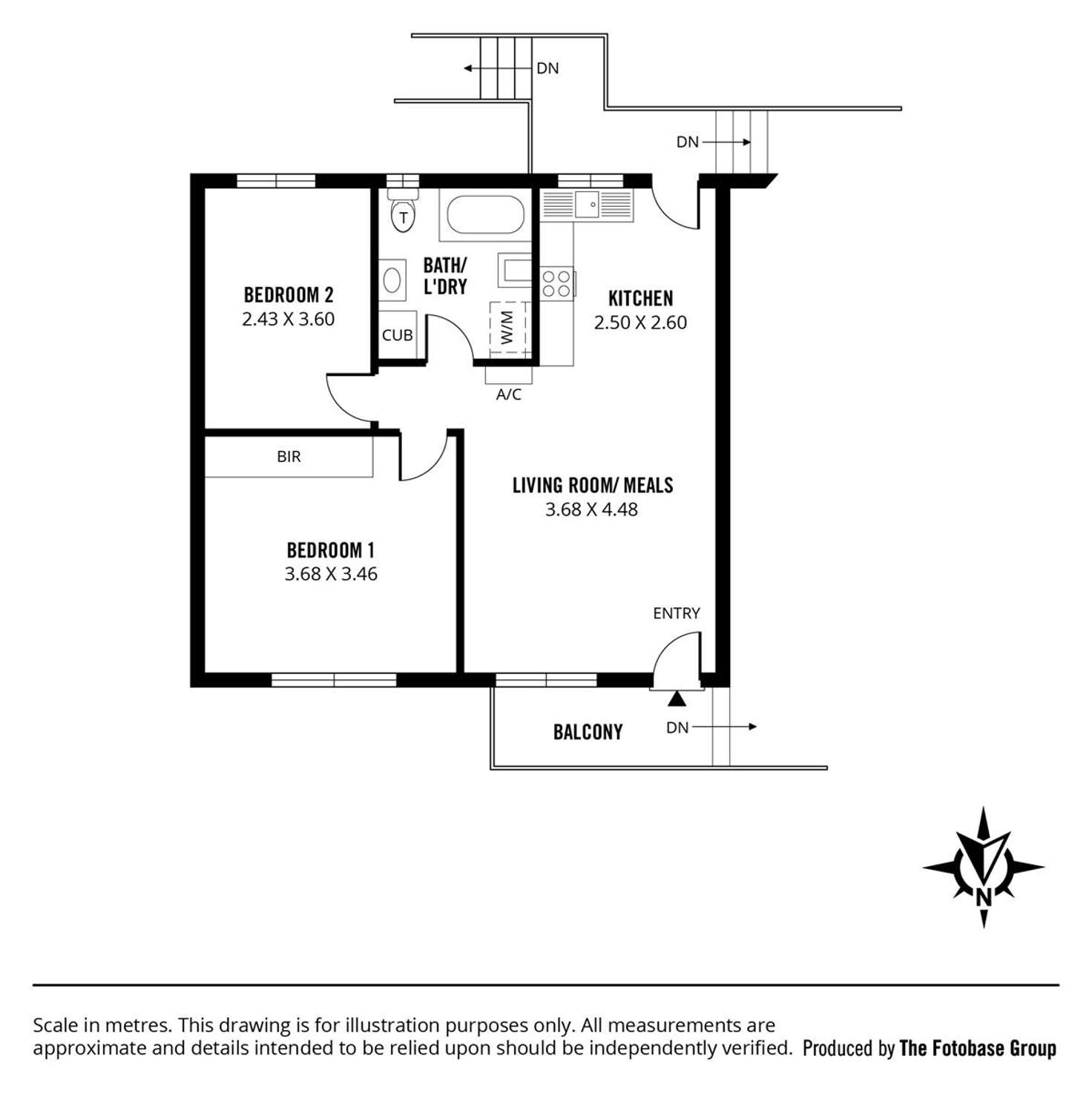 Floorplan of Homely unit listing, 6/55 Price Avenue, Lower Mitcham SA 5062