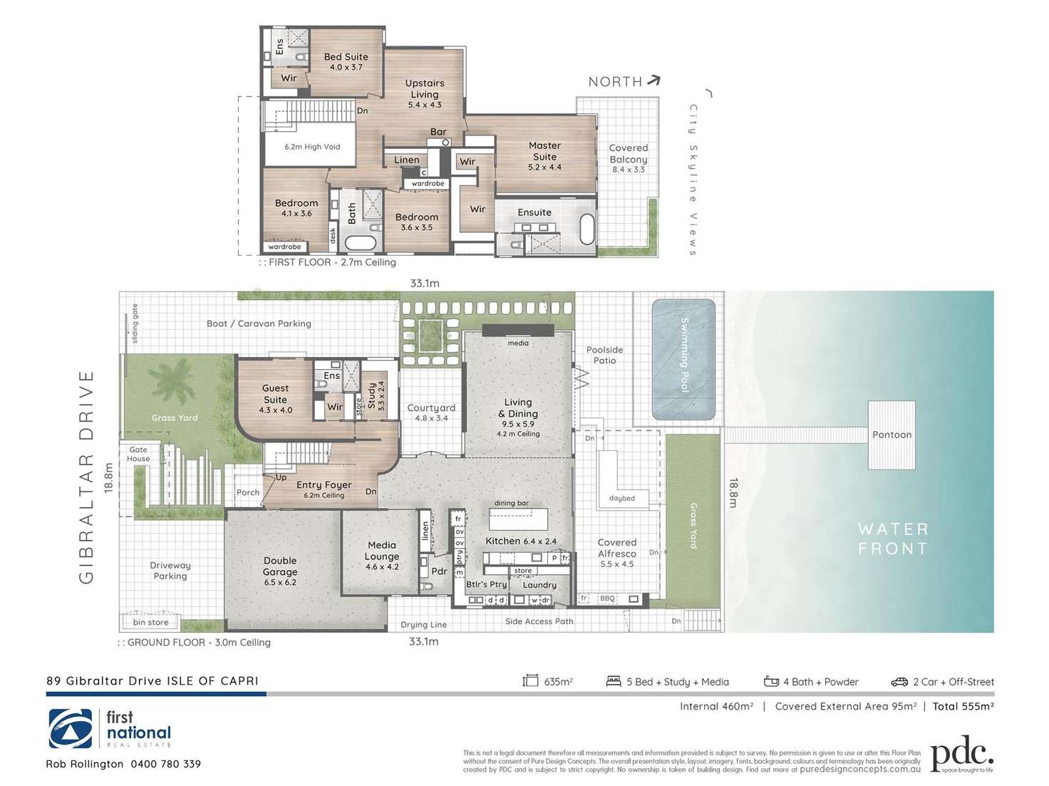 Floorplan of Homely house listing, 89 Gibraltar Drive, Isle Of Capri QLD 4217
