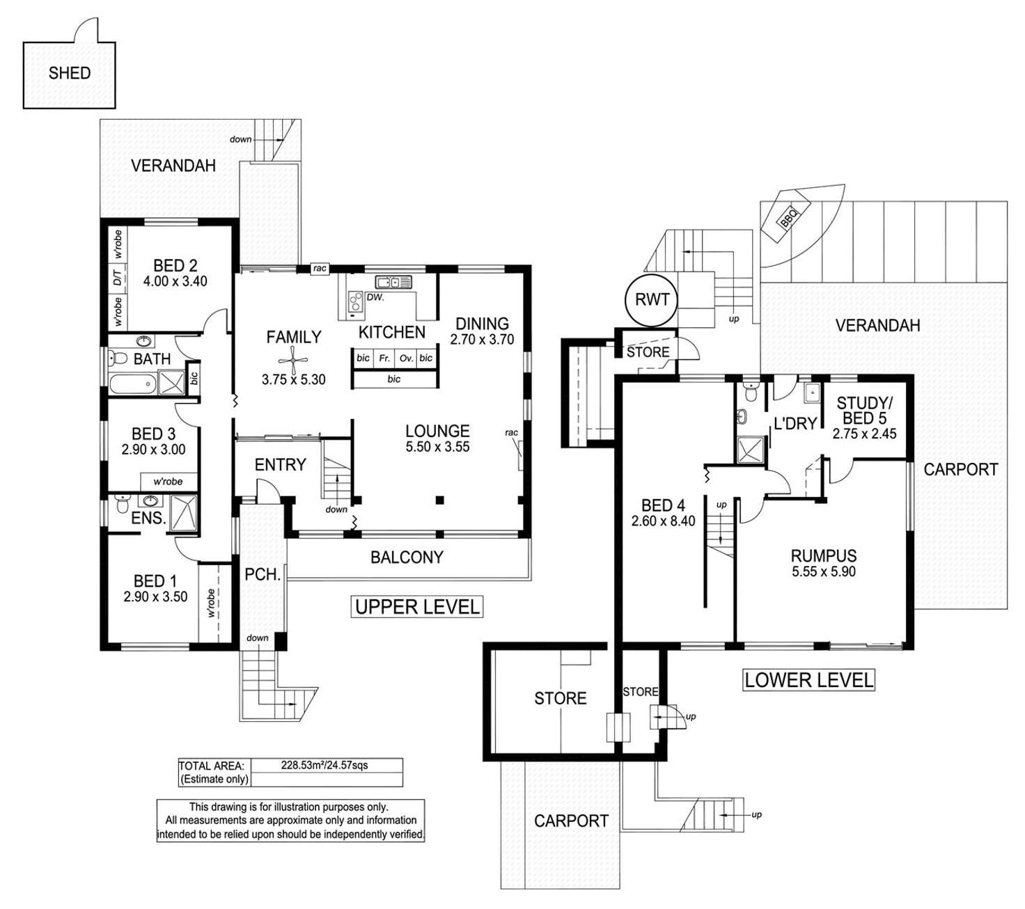 Floorplan of Homely house listing, 5 Argyll Walk, Bellevue Heights SA 5050