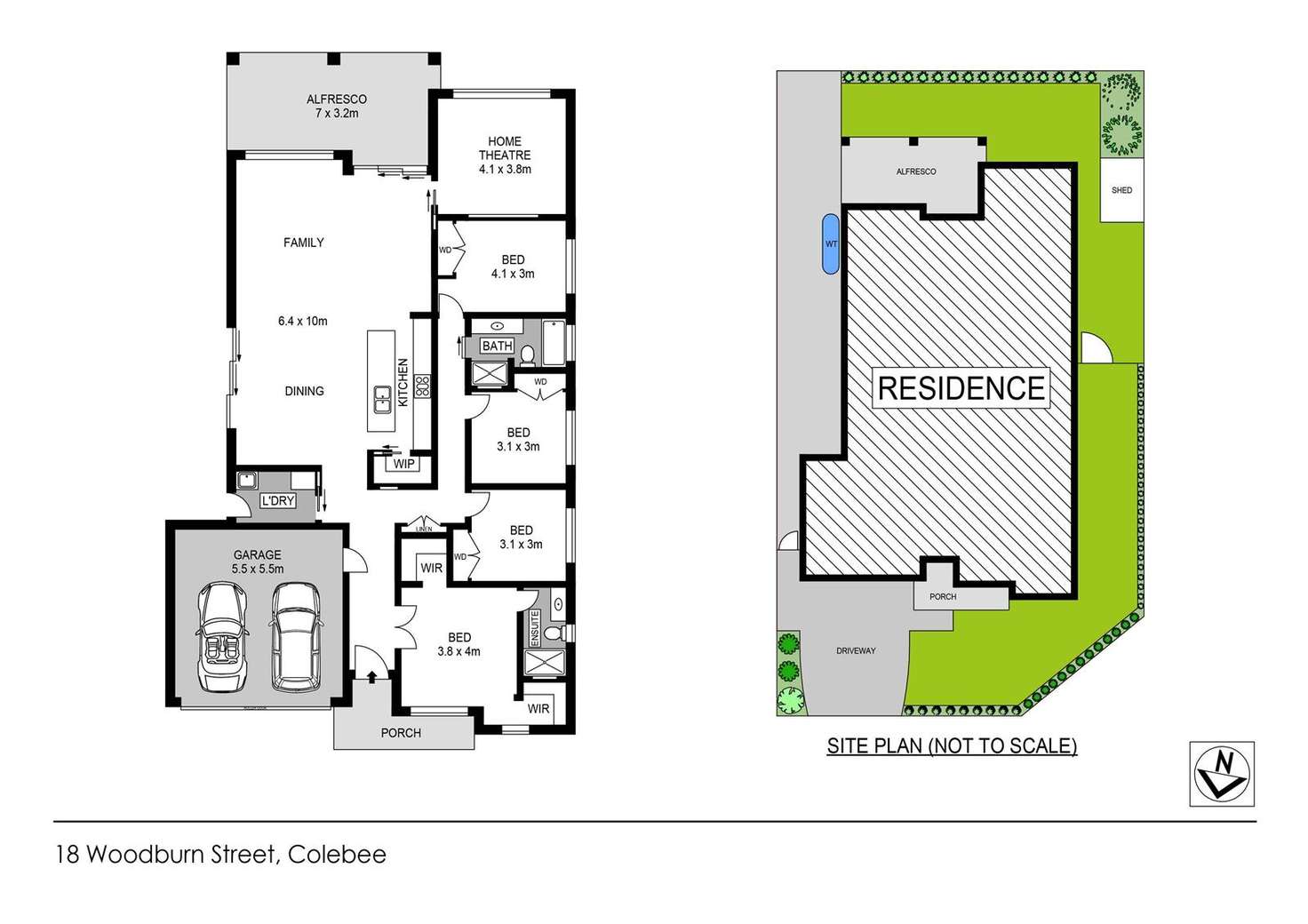 Floorplan of Homely house listing, 18 Woodburn Street, Colebee NSW 2761