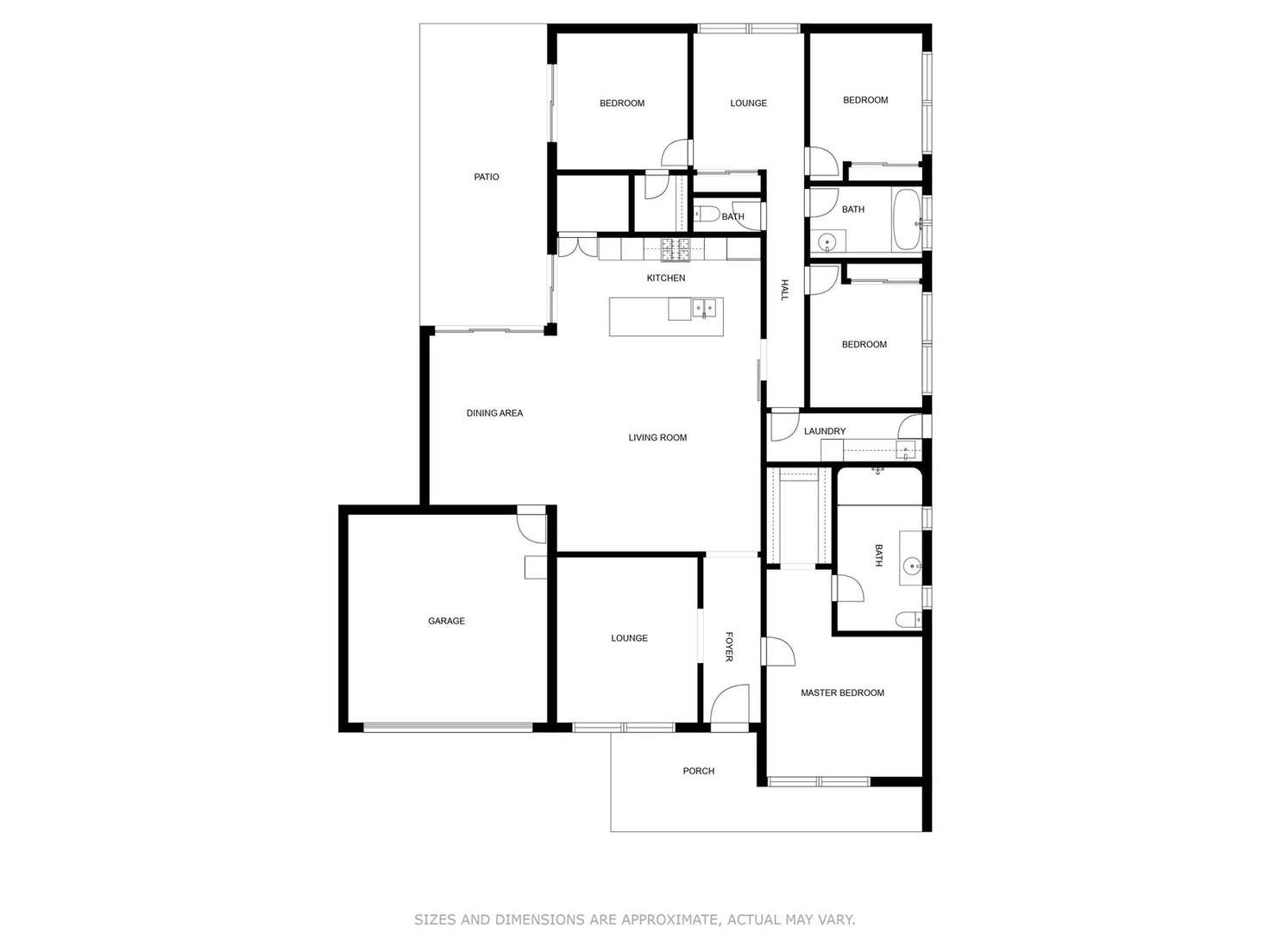 Floorplan of Homely residentialLand listing, 33 Harkin Avenue, Wodonga VIC 3690