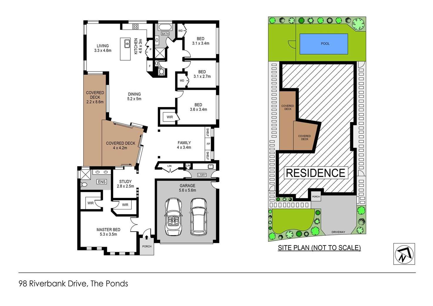 Floorplan of Homely house listing, 98 Riverbank Drive, The Ponds NSW 2769