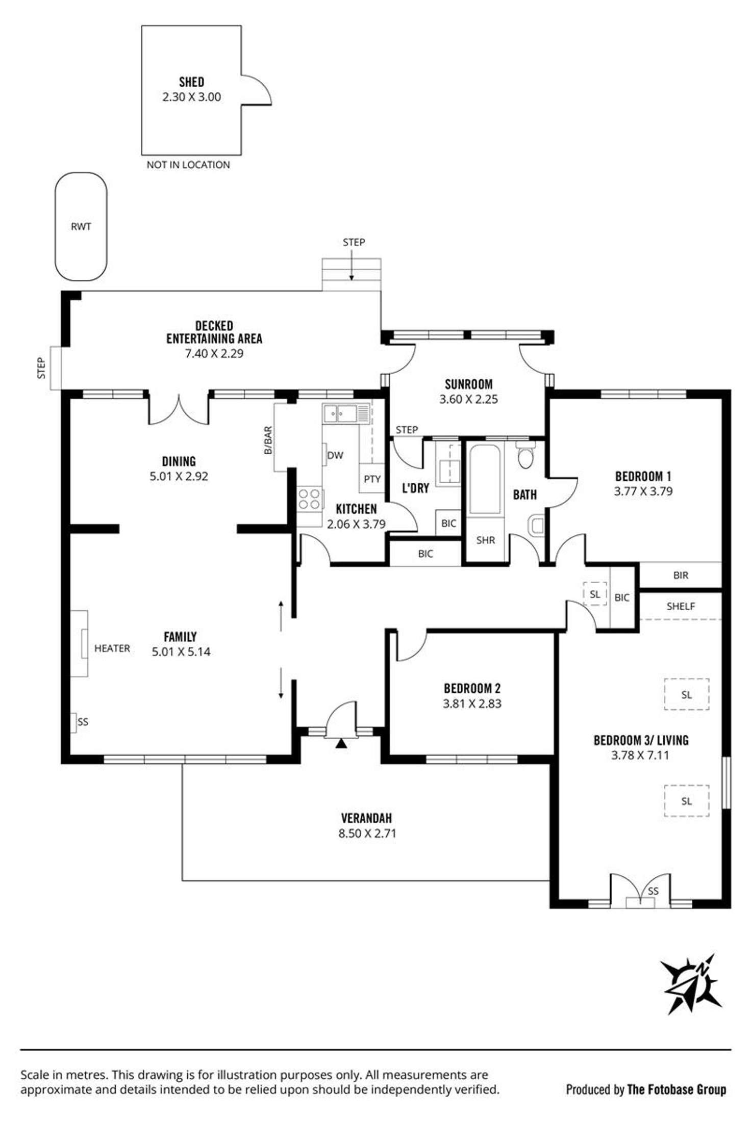 Floorplan of Homely house listing, 10 Tennant Street, Torrens Park SA 5062