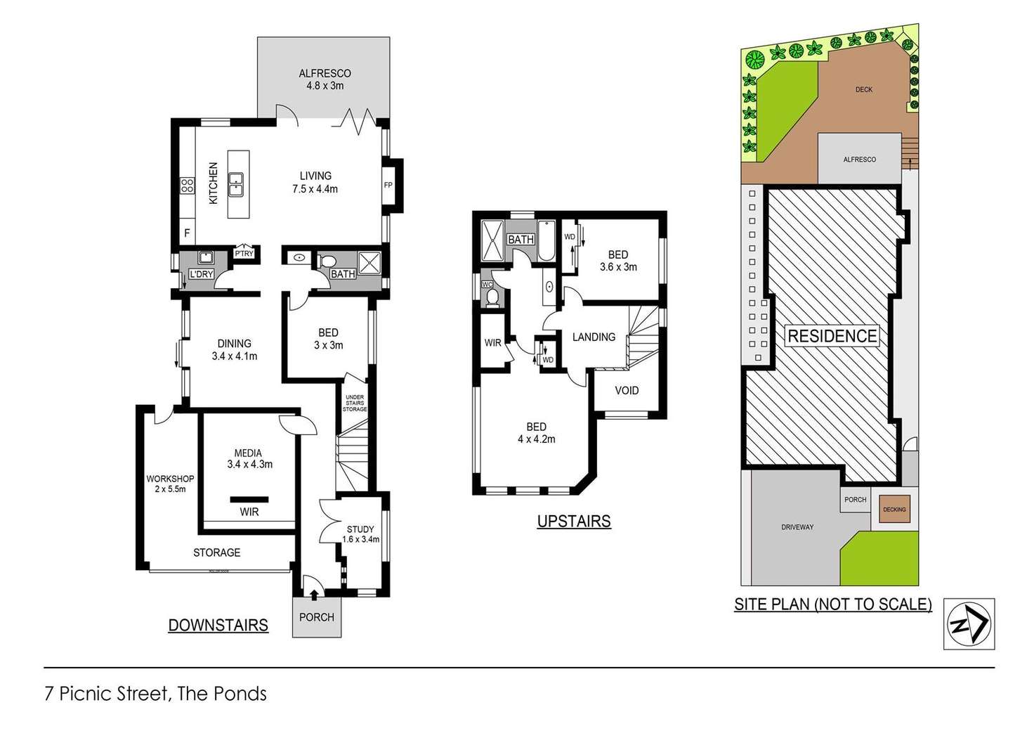 Floorplan of Homely house listing, 7 Picnic Street, The Ponds NSW 2769