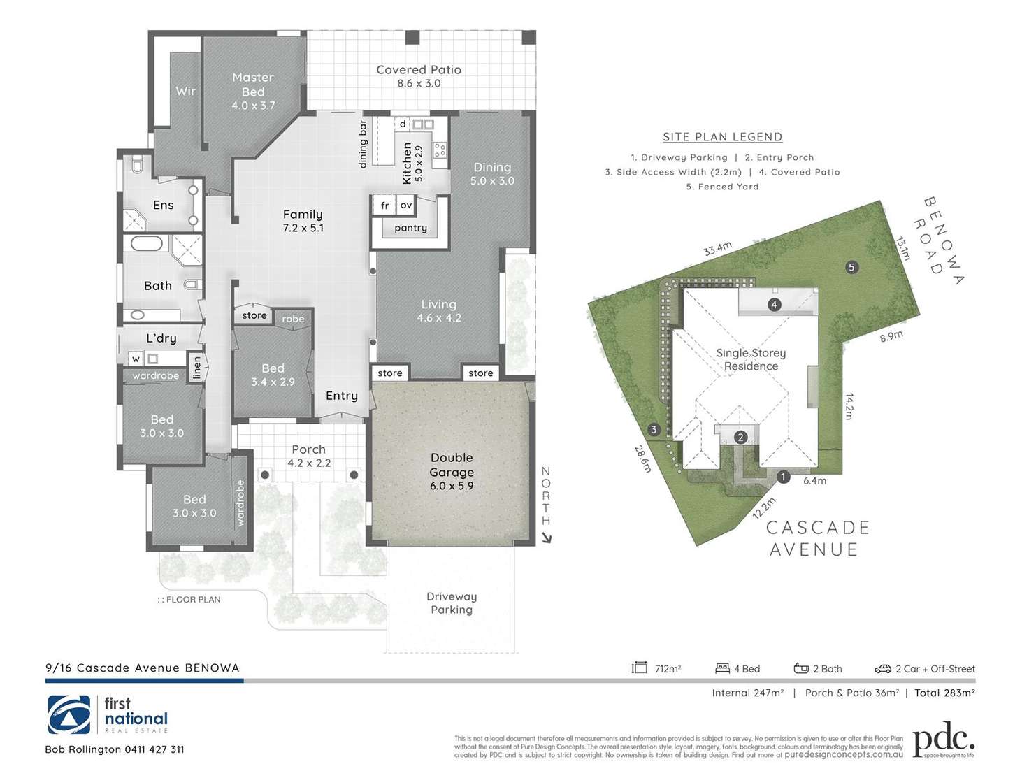 Floorplan of Homely villa listing, 9/16 Cascade Avenue, Benowa QLD 4217