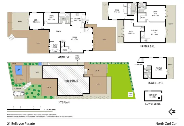 Floorplan of Homely house listing, 21 Bellevue Parade, North Curl Curl NSW 2099