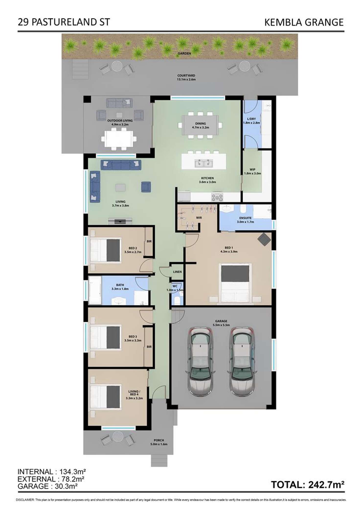 Floorplan of Homely house listing, 29 Pastureland Street, Kembla Grange NSW 2526