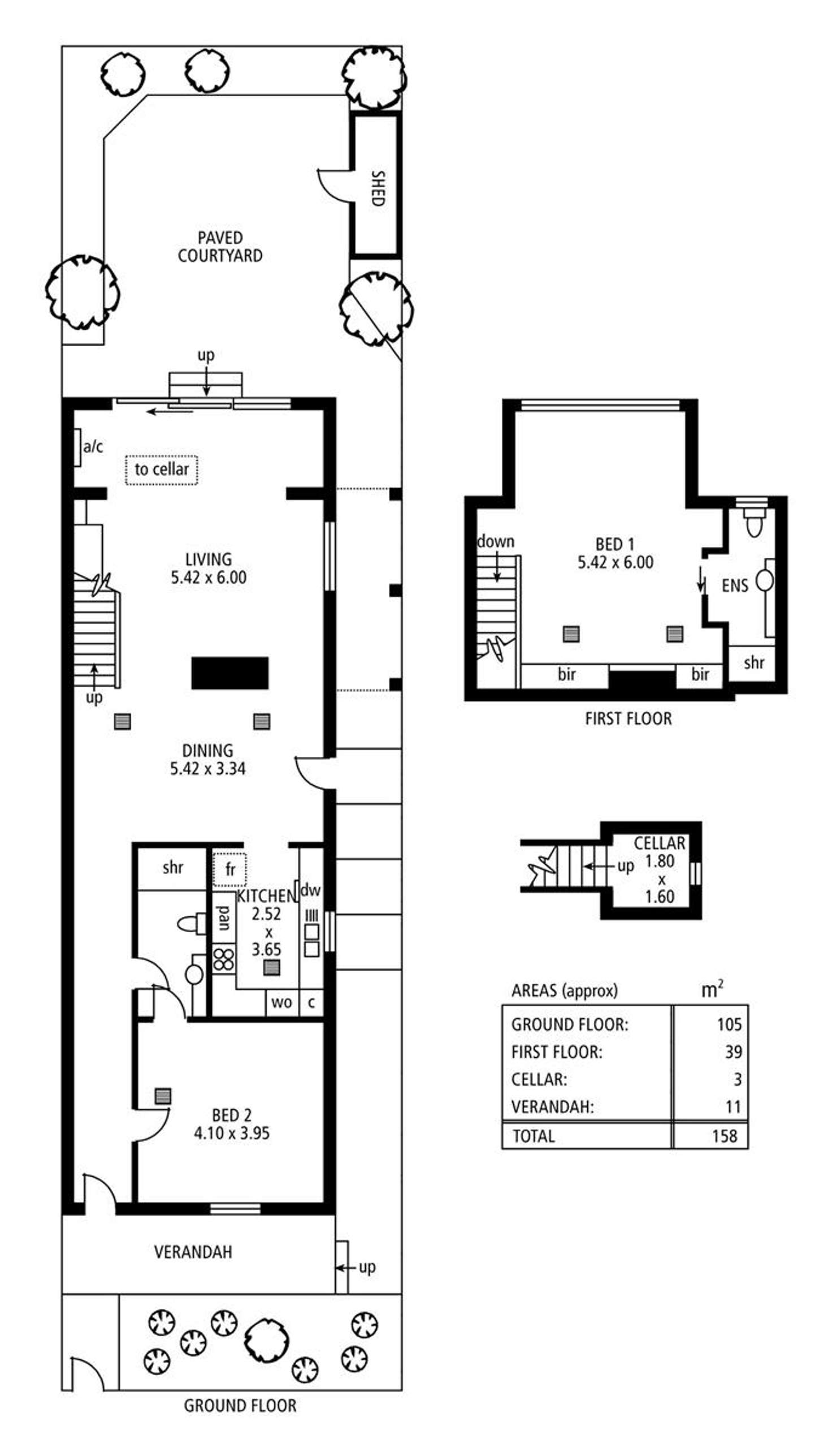 Floorplan of Homely house listing, 26 Brougham Court, North Adelaide SA 5006