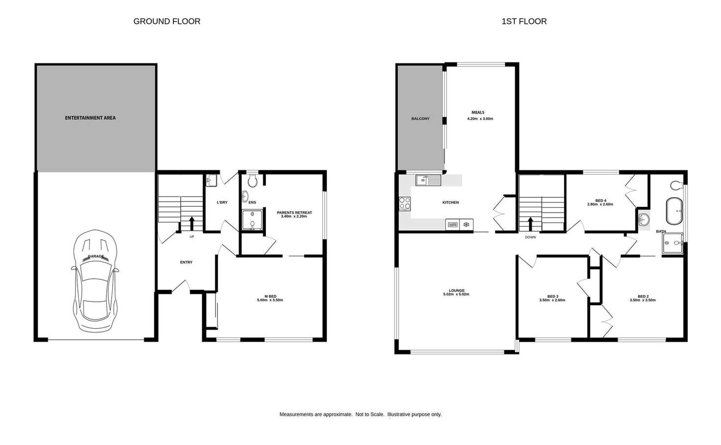 Floorplan of Homely house listing, 4 Brolga Court, Wodonga VIC 3690