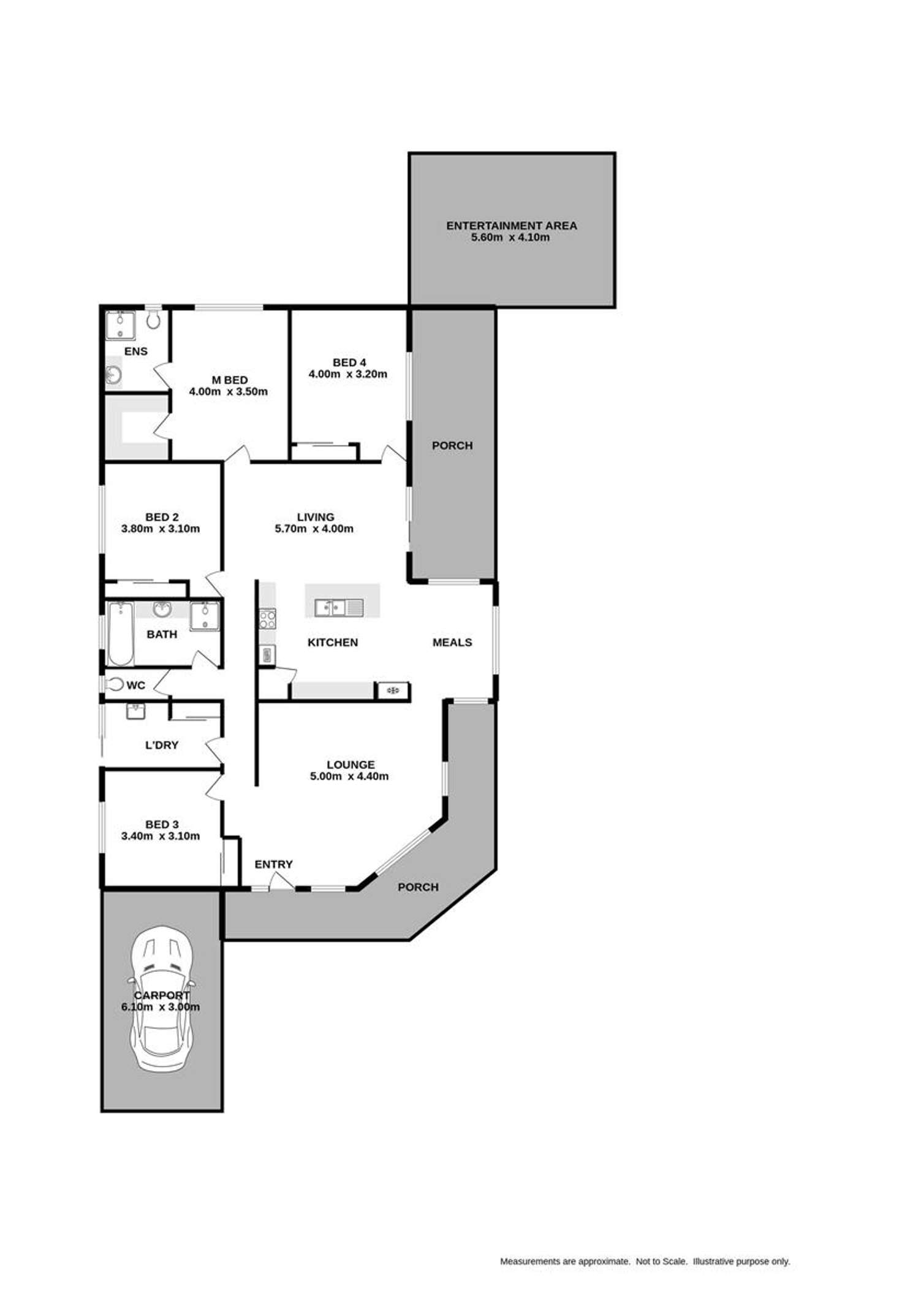 Floorplan of Homely house listing, 7 Merion Court, Wodonga VIC 3690