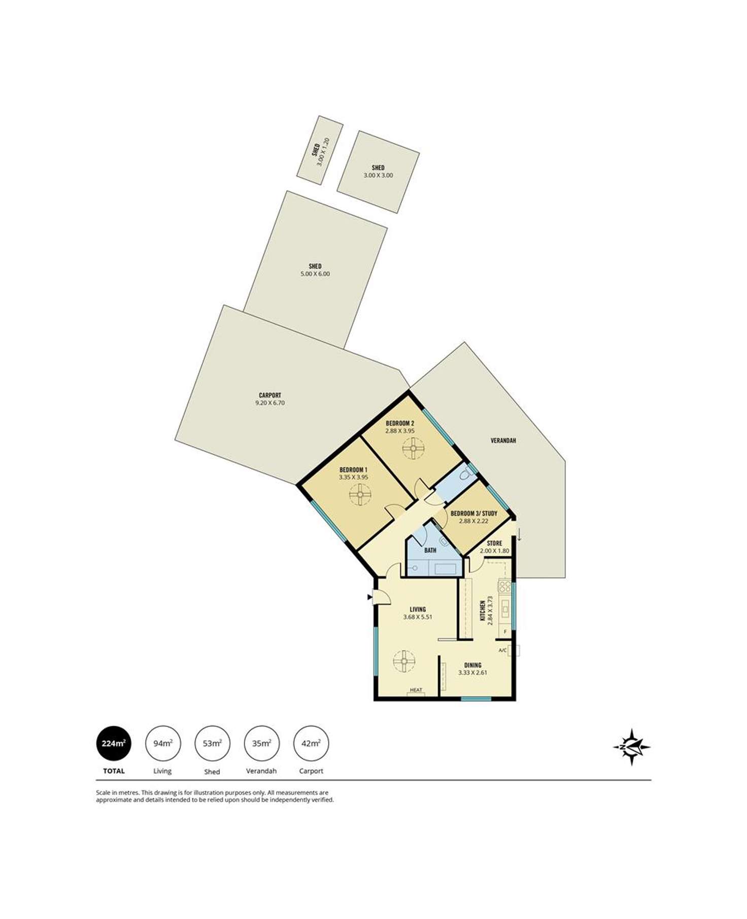 Floorplan of Homely house listing, 187 Hancock Road, Tea Tree Gully SA 5091