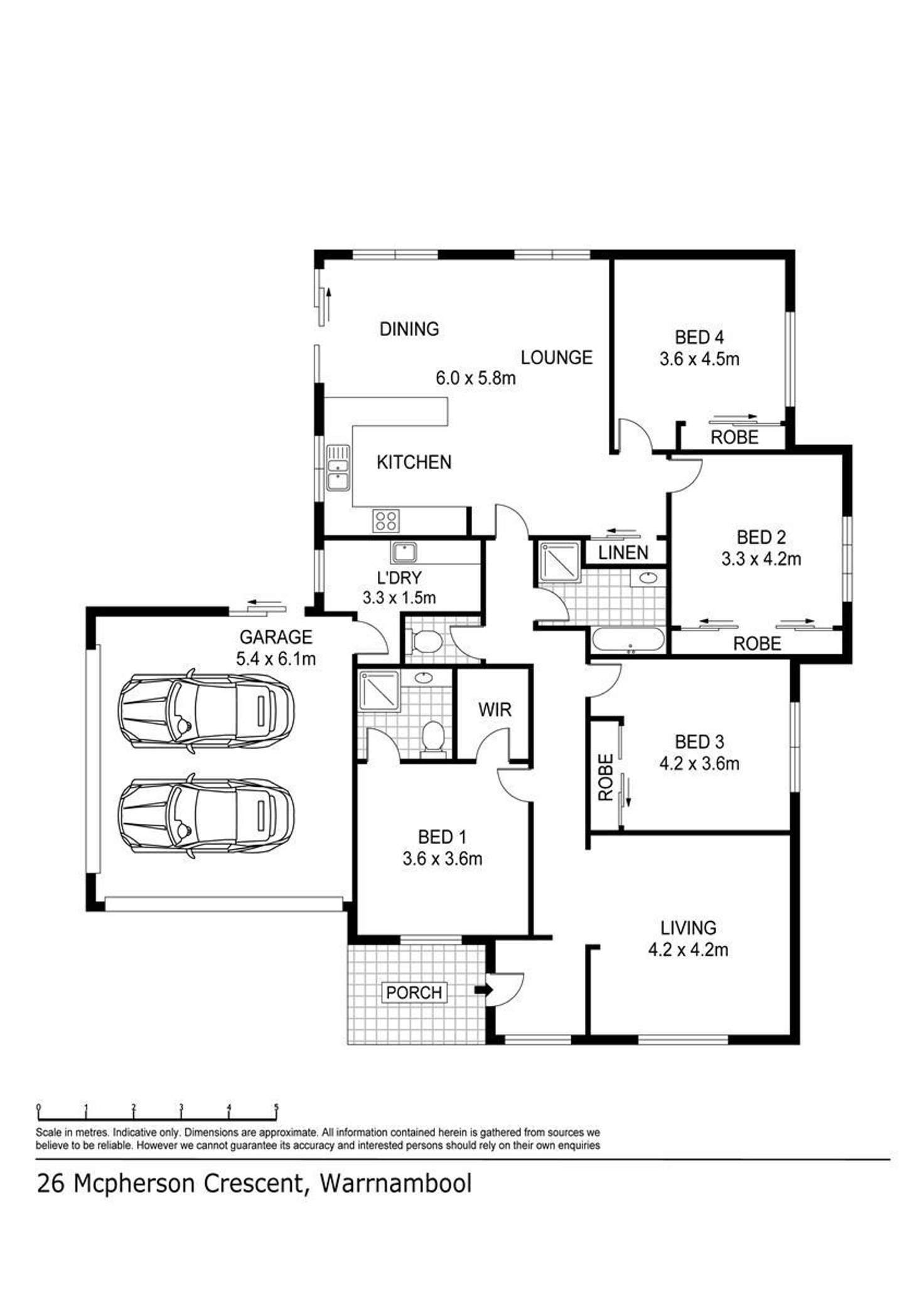 Floorplan of Homely house listing, 26 McPherson Crescent, Warrnambool VIC 3280