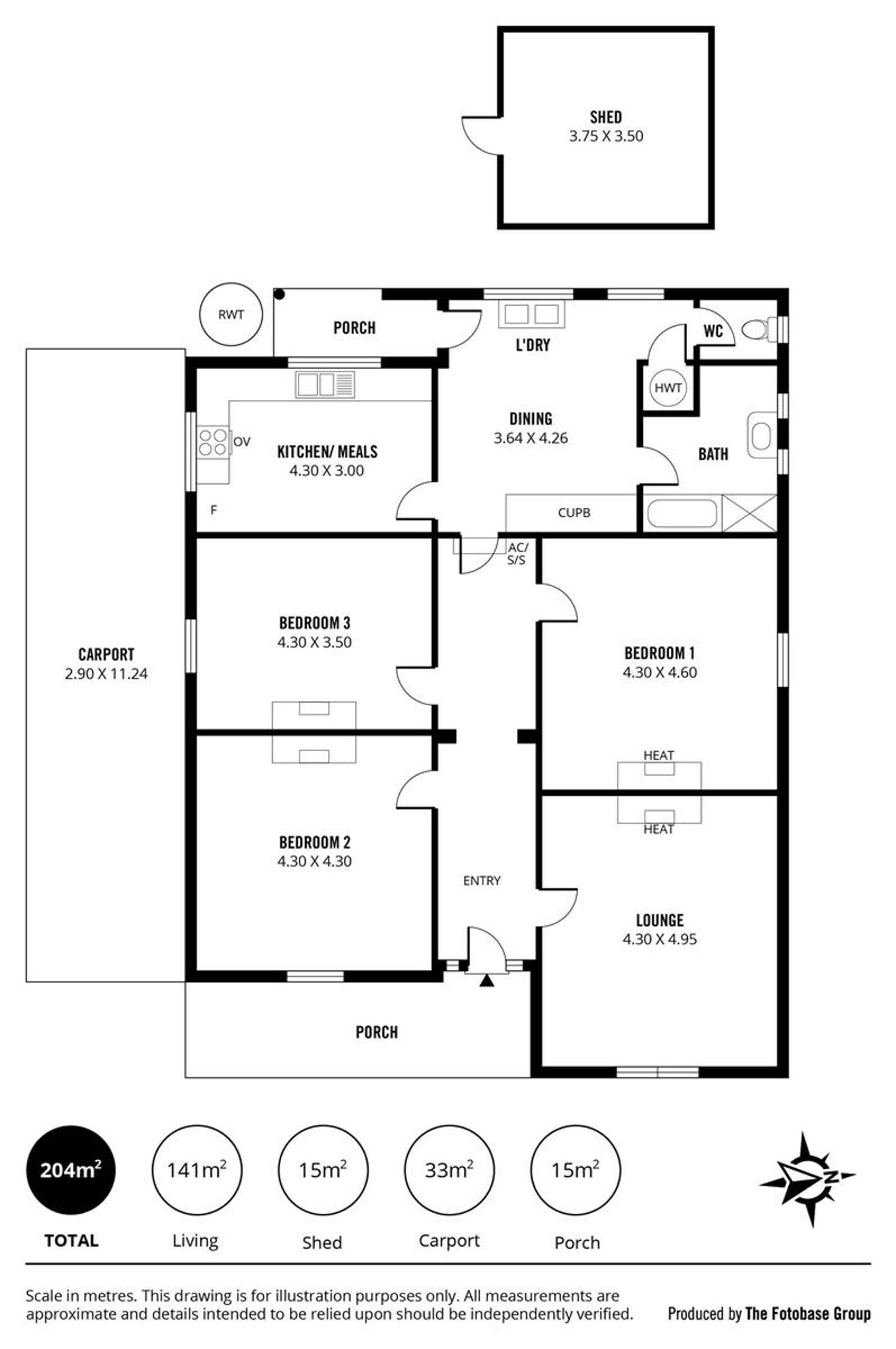 Floorplan of Homely house listing, 23 May Terrace, Kensington Park SA 5068