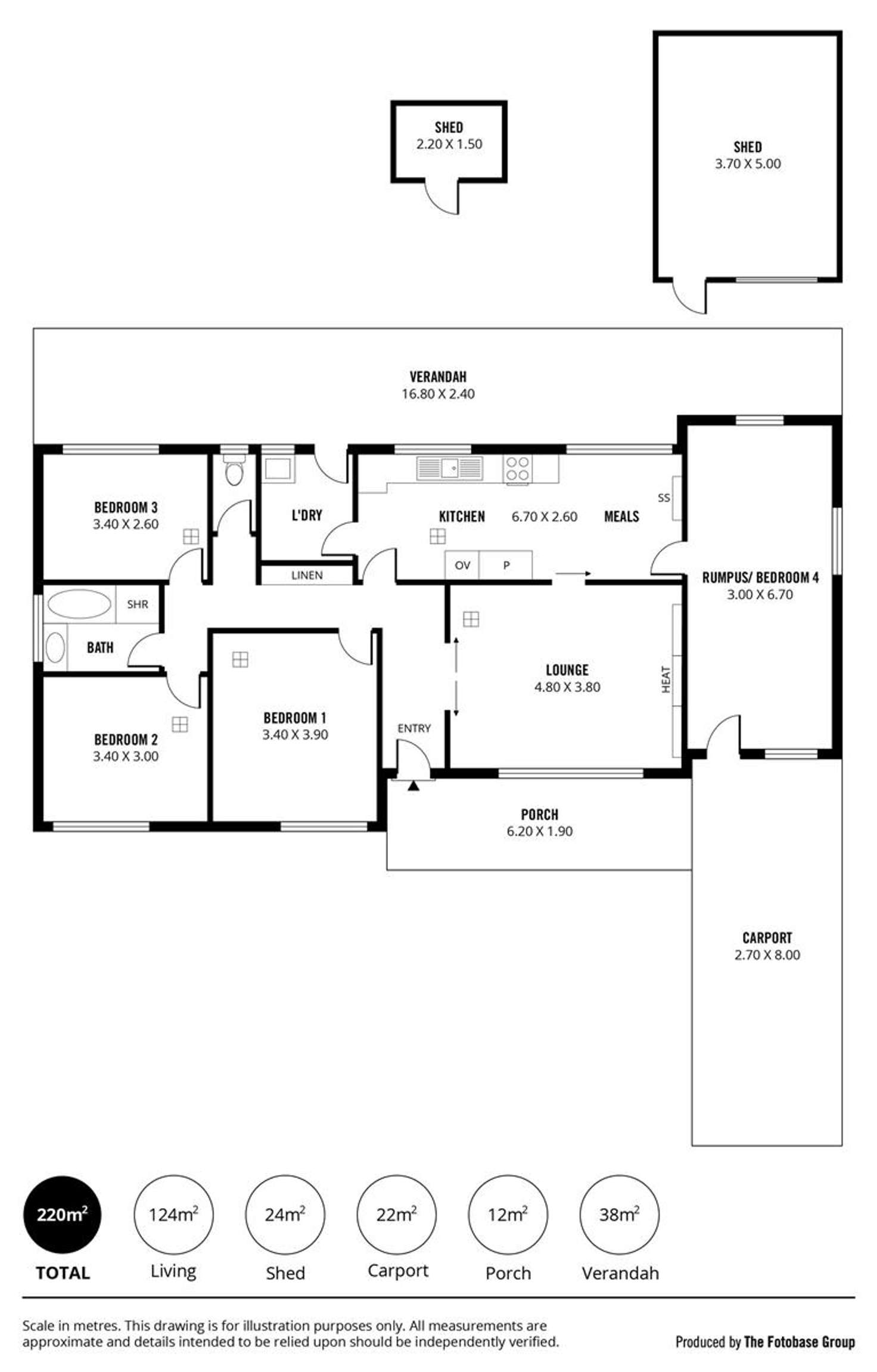 Floorplan of Homely house listing, 16 Bindi Street, Para Hills West SA 5096