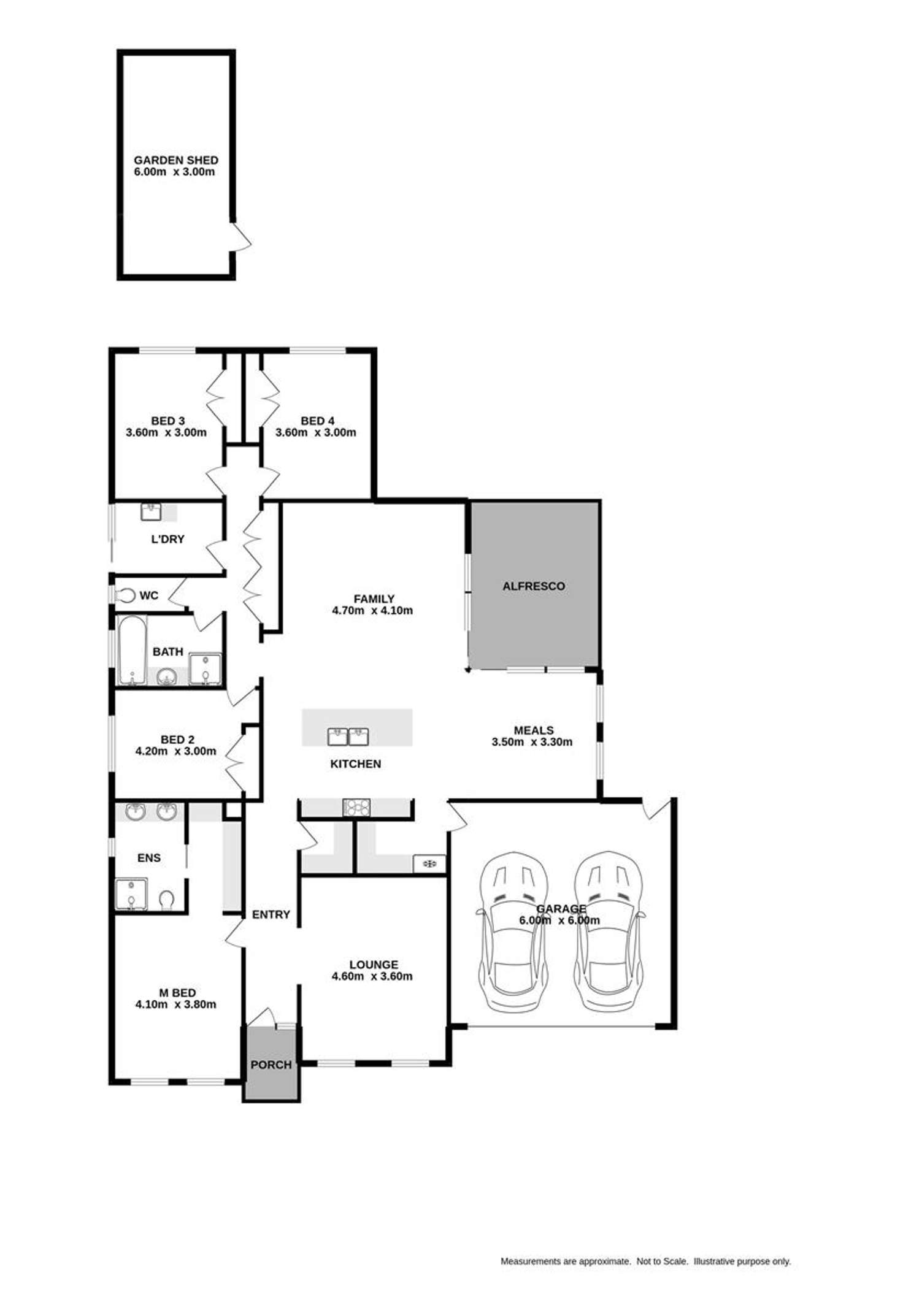 Floorplan of Homely house listing, 11 Yirang Road, Thurgoona NSW 2640