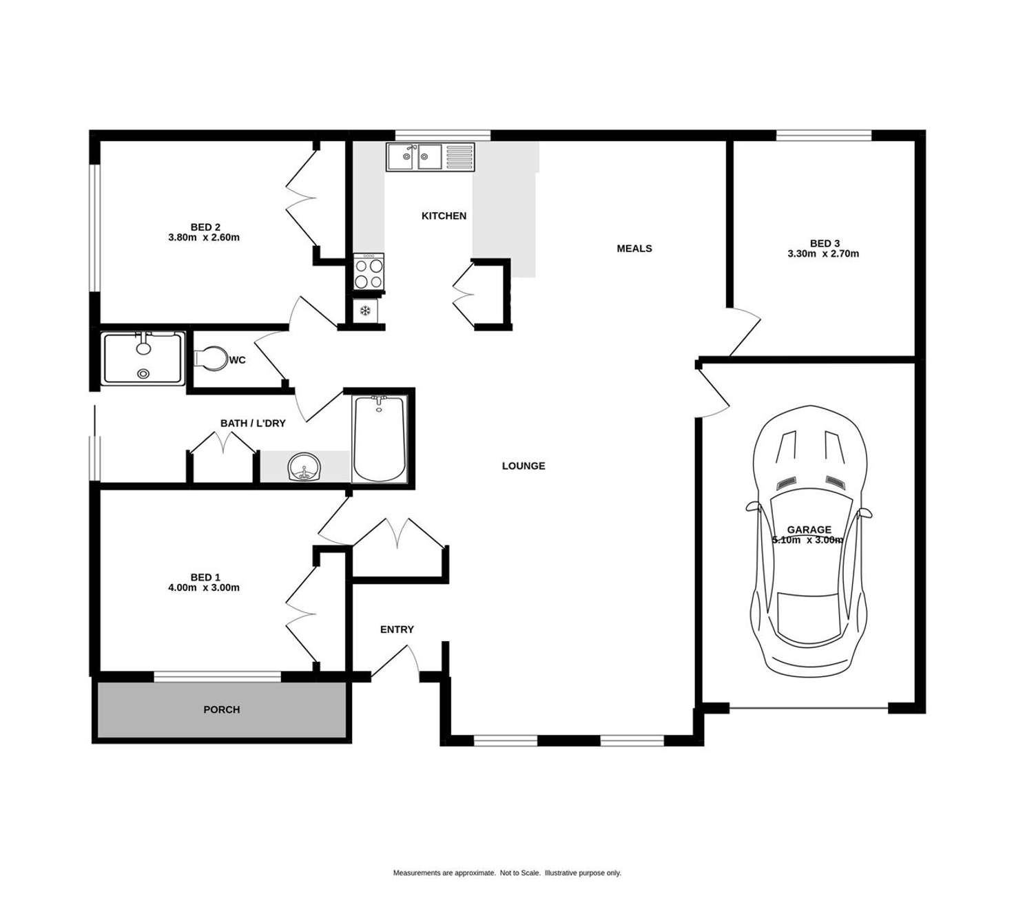 Floorplan of Homely house listing, 6/14 Graetz Court, Lavington NSW 2641