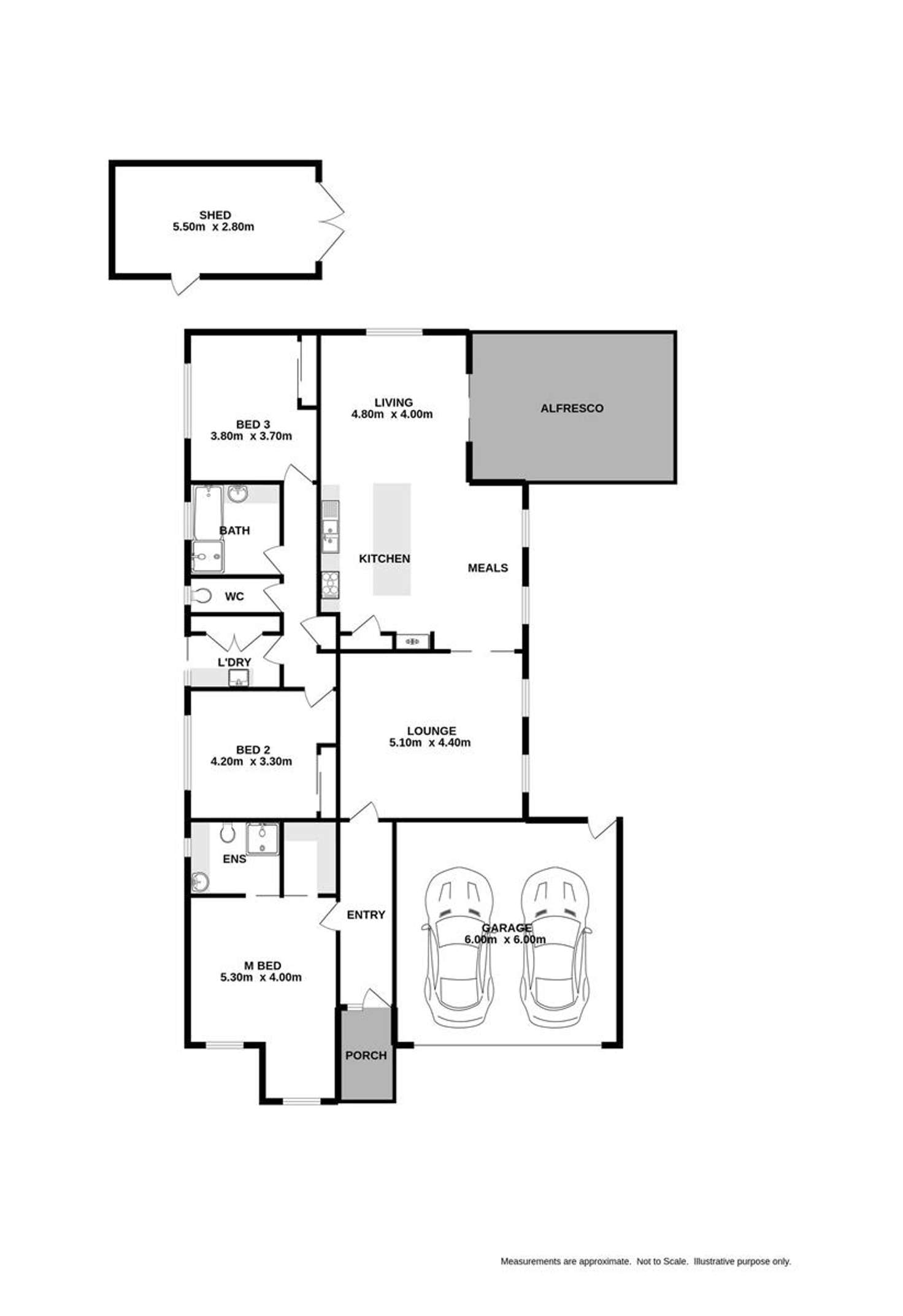 Floorplan of Homely house listing, 62 Whistler Concourse, Bandiana VIC 3691