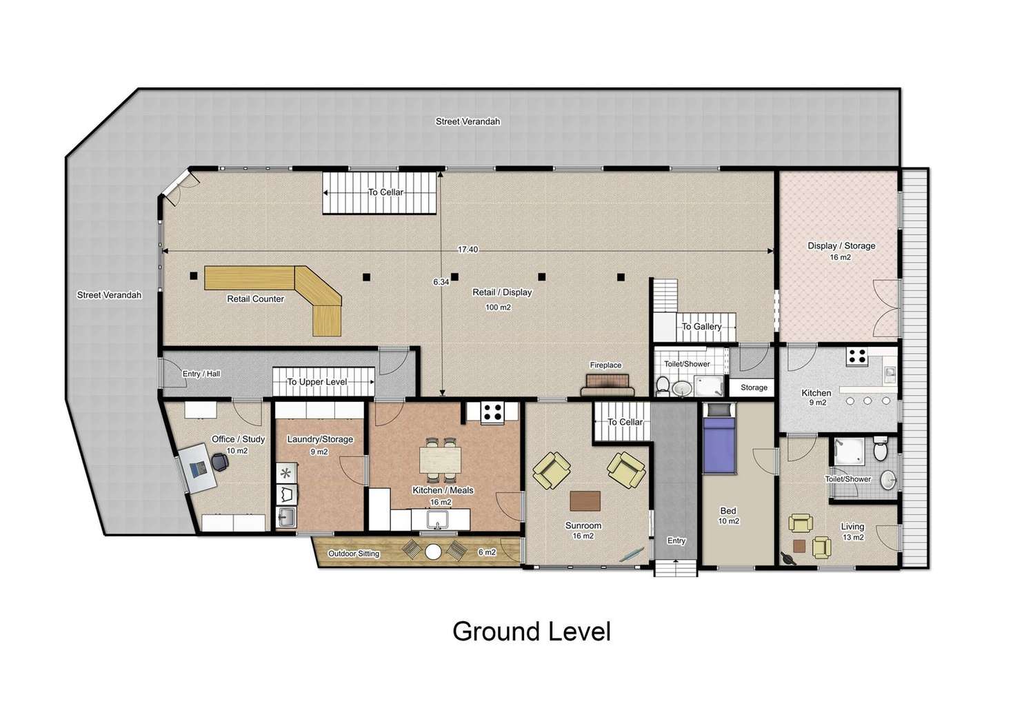 Floorplan of Homely house listing, 8 Albert Road, Beechworth VIC 3747
