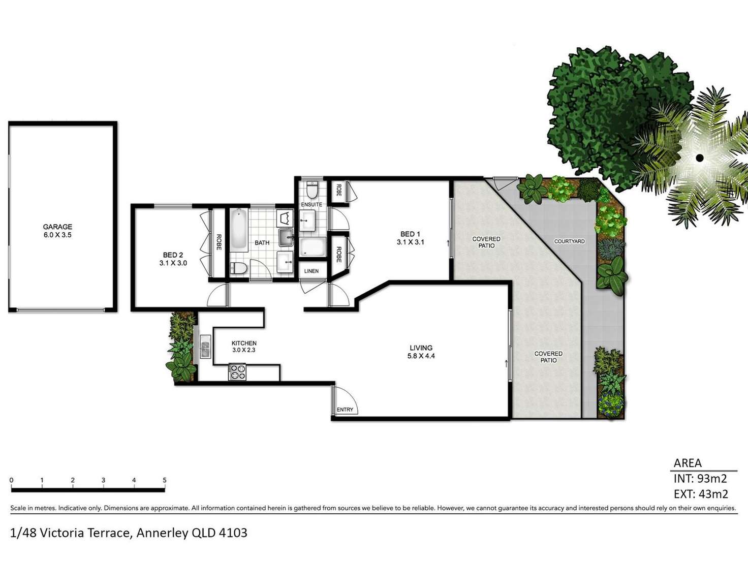 Floorplan of Homely apartment listing, 1/48 Victoria Terrace, Annerley QLD 4103