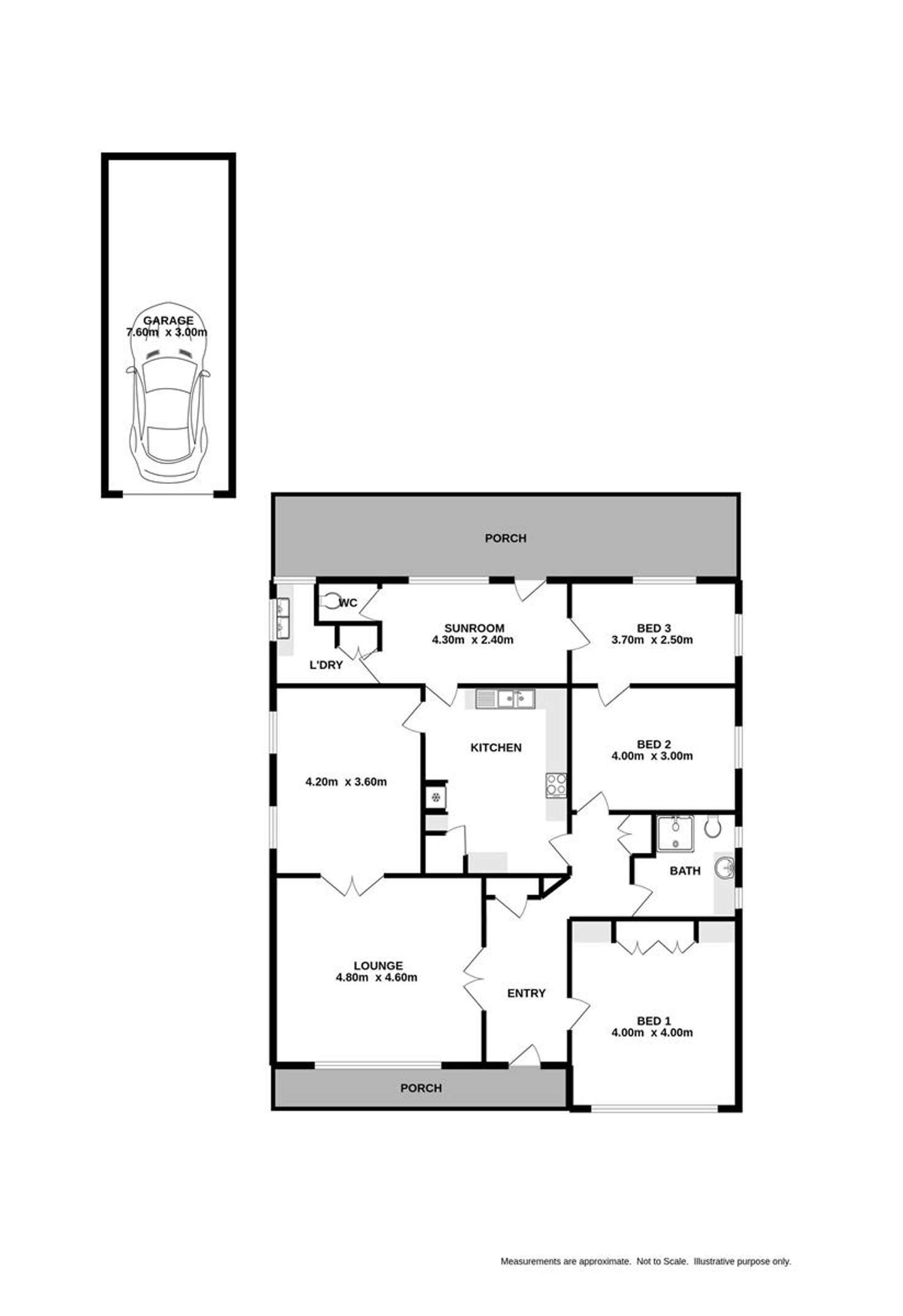 Floorplan of Homely house listing, 628 Thurgoona Street, Albury NSW 2640