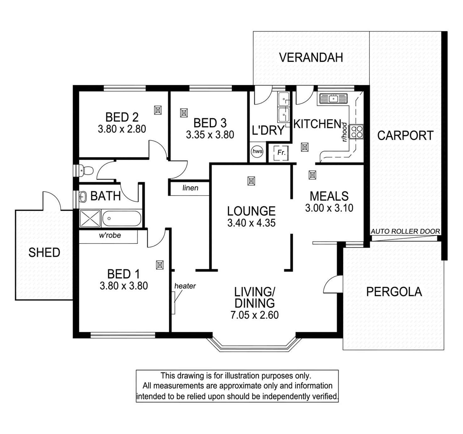 Floorplan of Homely house listing, 2 Comet Avenue, Netley SA 5037