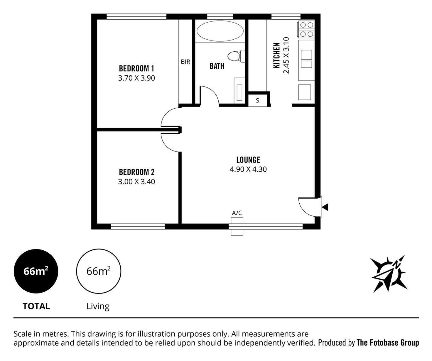 Floorplan of Homely unit listing, 4/13 Balmoral Road, Salisbury East SA 5109