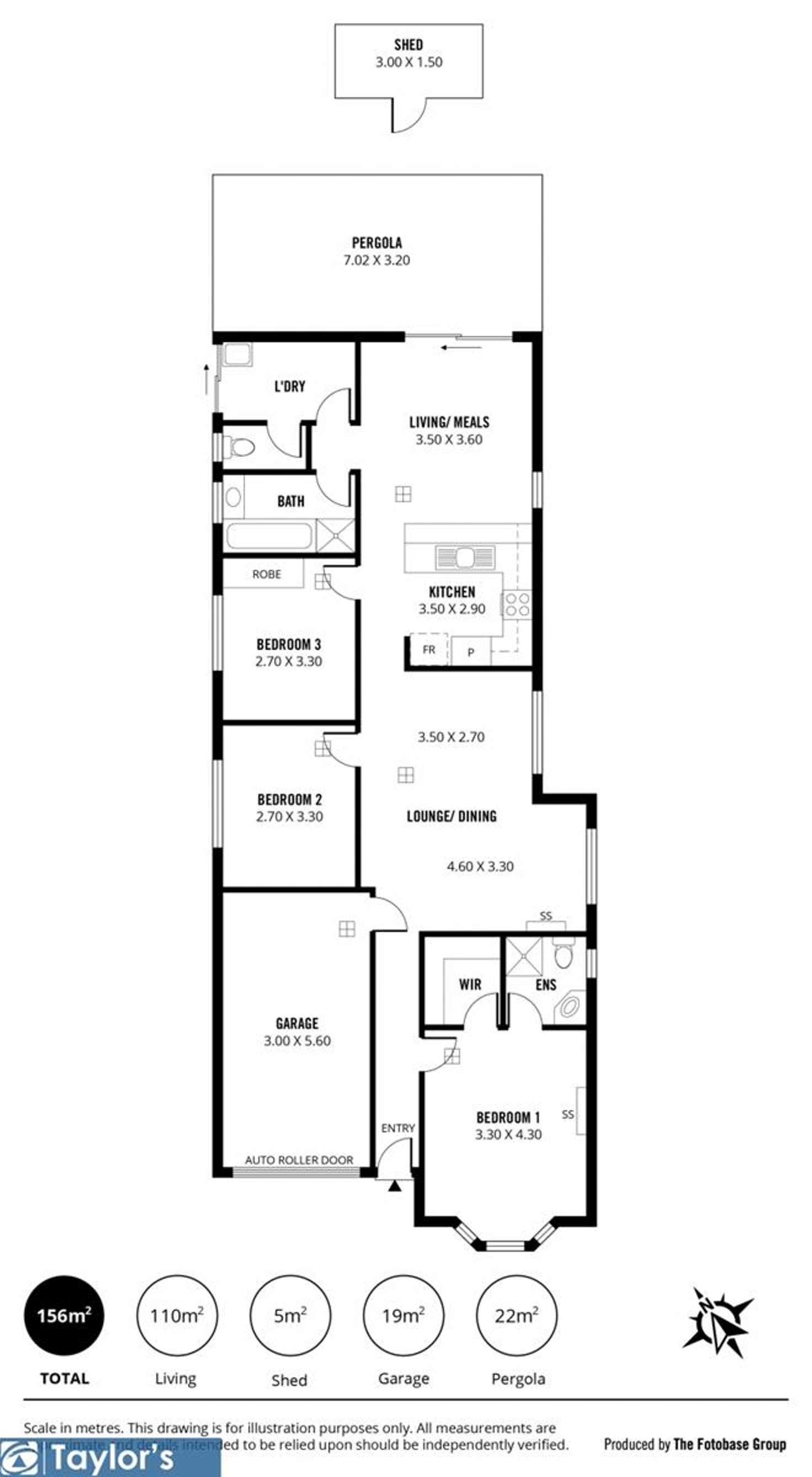 Floorplan of Homely house listing, 11 Knightsbridge Court, Hillbank SA 5112