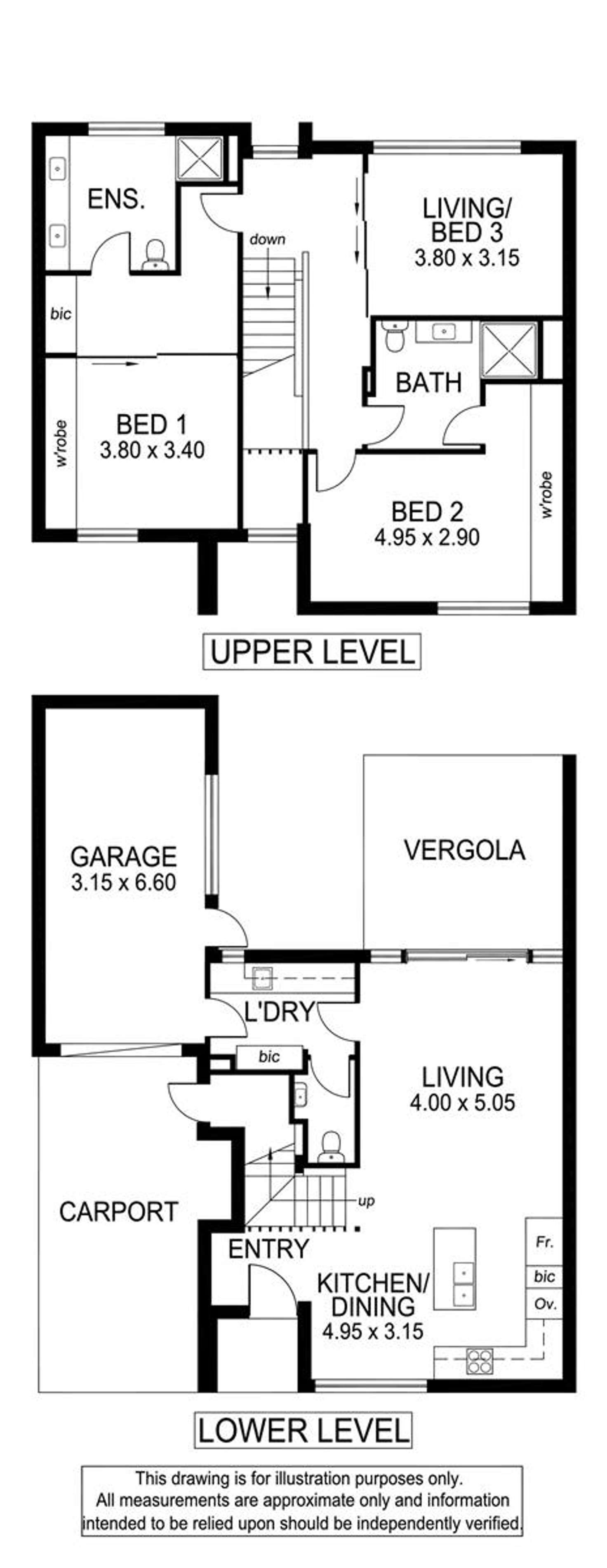 Floorplan of Homely house listing, 54E Cedar Avenue, Brighton SA 5048