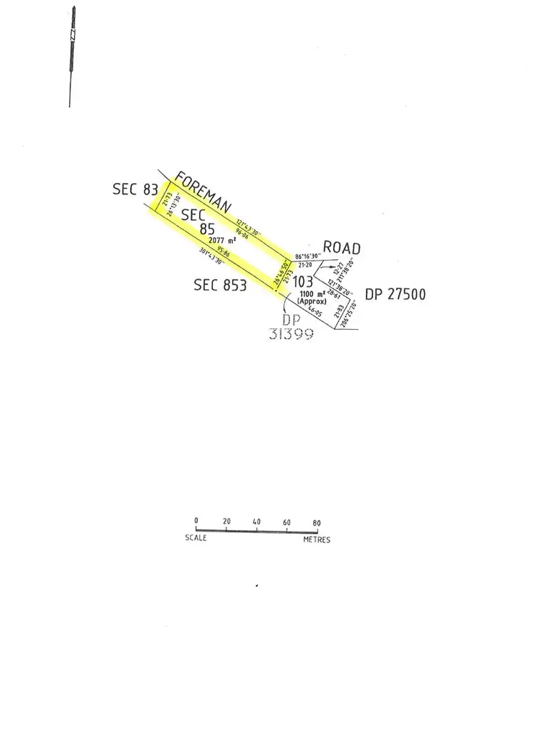 Floorplan of Homely land listing, Section 85 Section 85 Foreman Road, Berri SA 5343