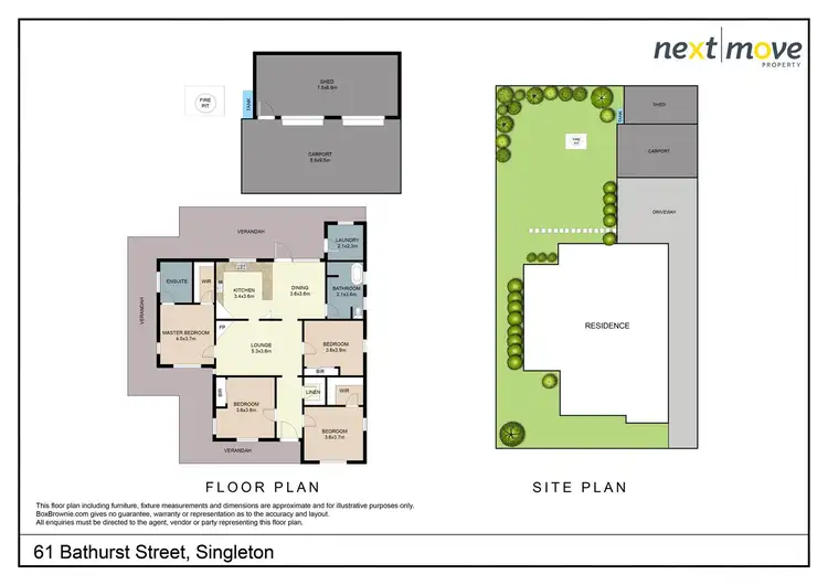 Floorplan of Homely house listing, 61 Bathurst Street, Singleton NSW 2330