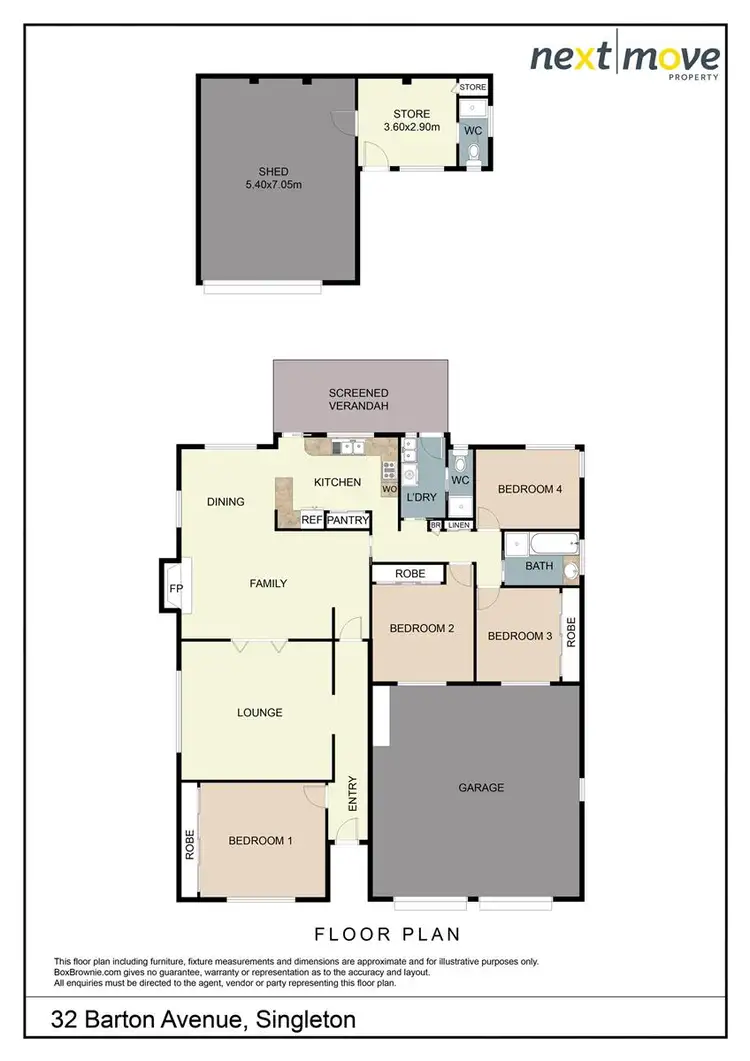 Floorplan of Homely house listing, 32 Barton Avenue, Singleton NSW 2330