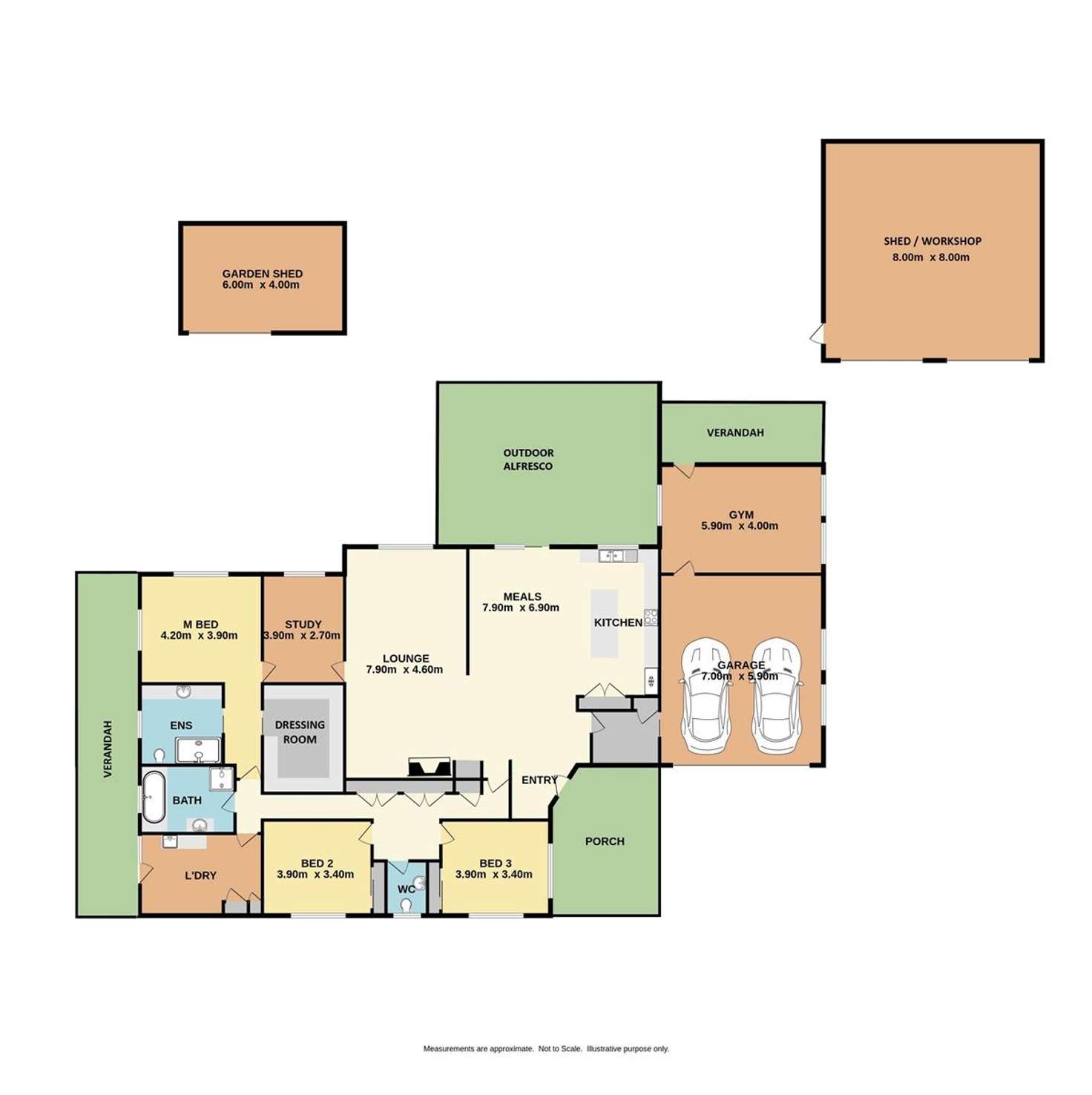 Floorplan of Homely house listing, 25 Newbound Lane, Beechworth VIC 3747