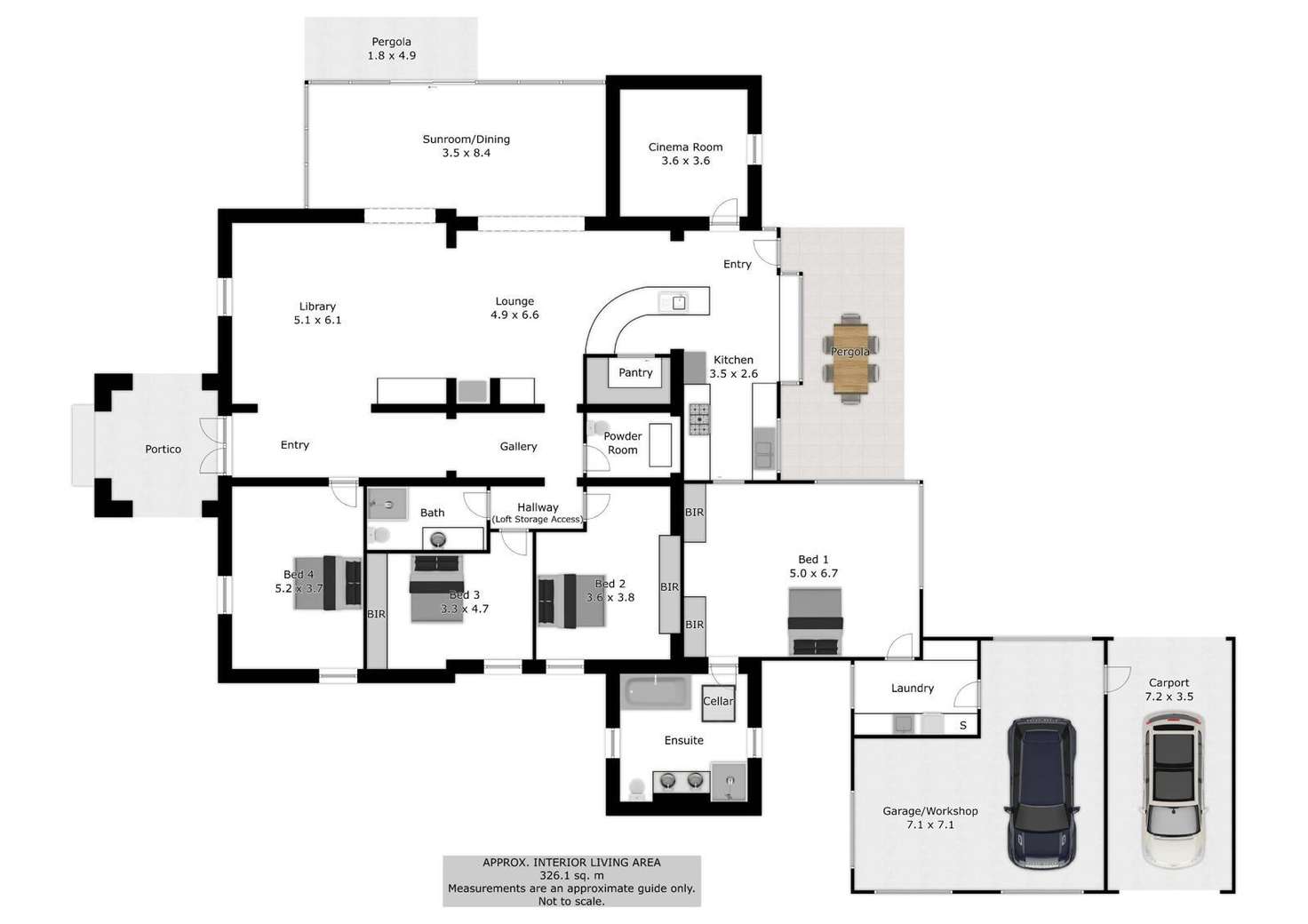 Floorplan of Homely house listing, 19 Warner Road, Beechworth VIC 3747