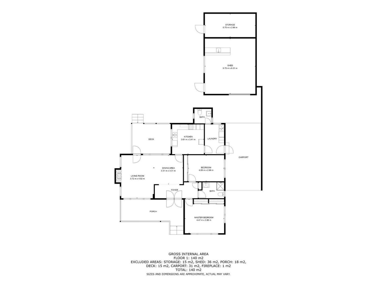 Floorplan of Homely house listing, 4 Chapman Street, Wodonga VIC 3690