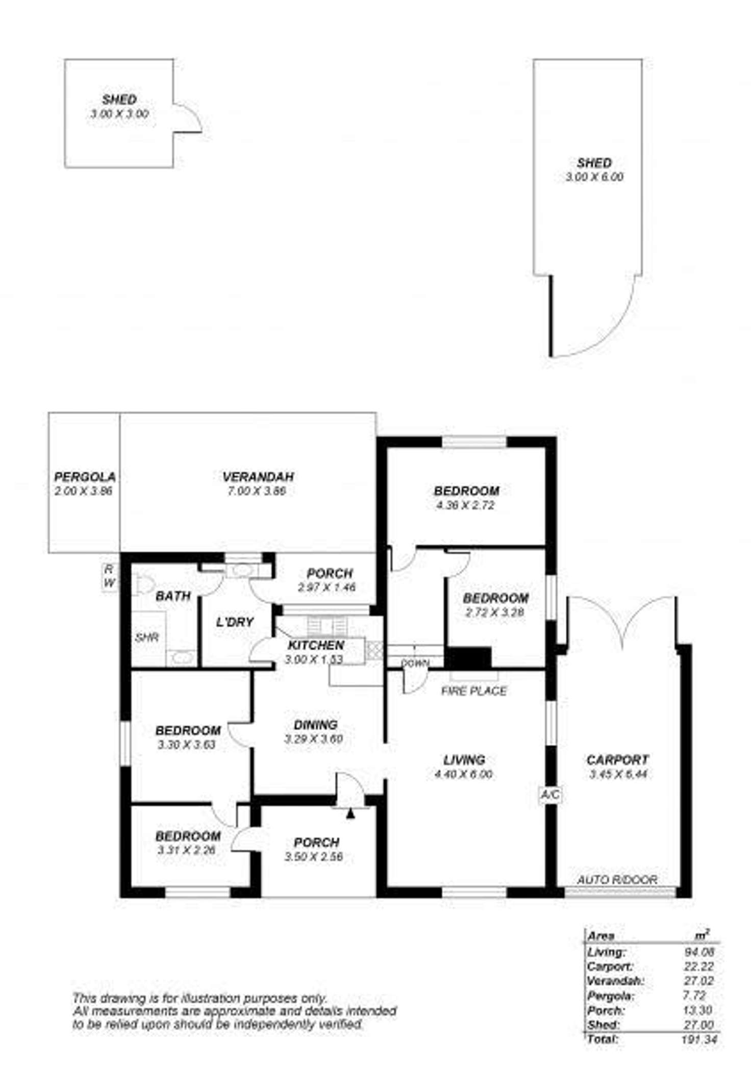 Floorplan of Homely house listing, 5 Hardy Street, Mannum SA 5238