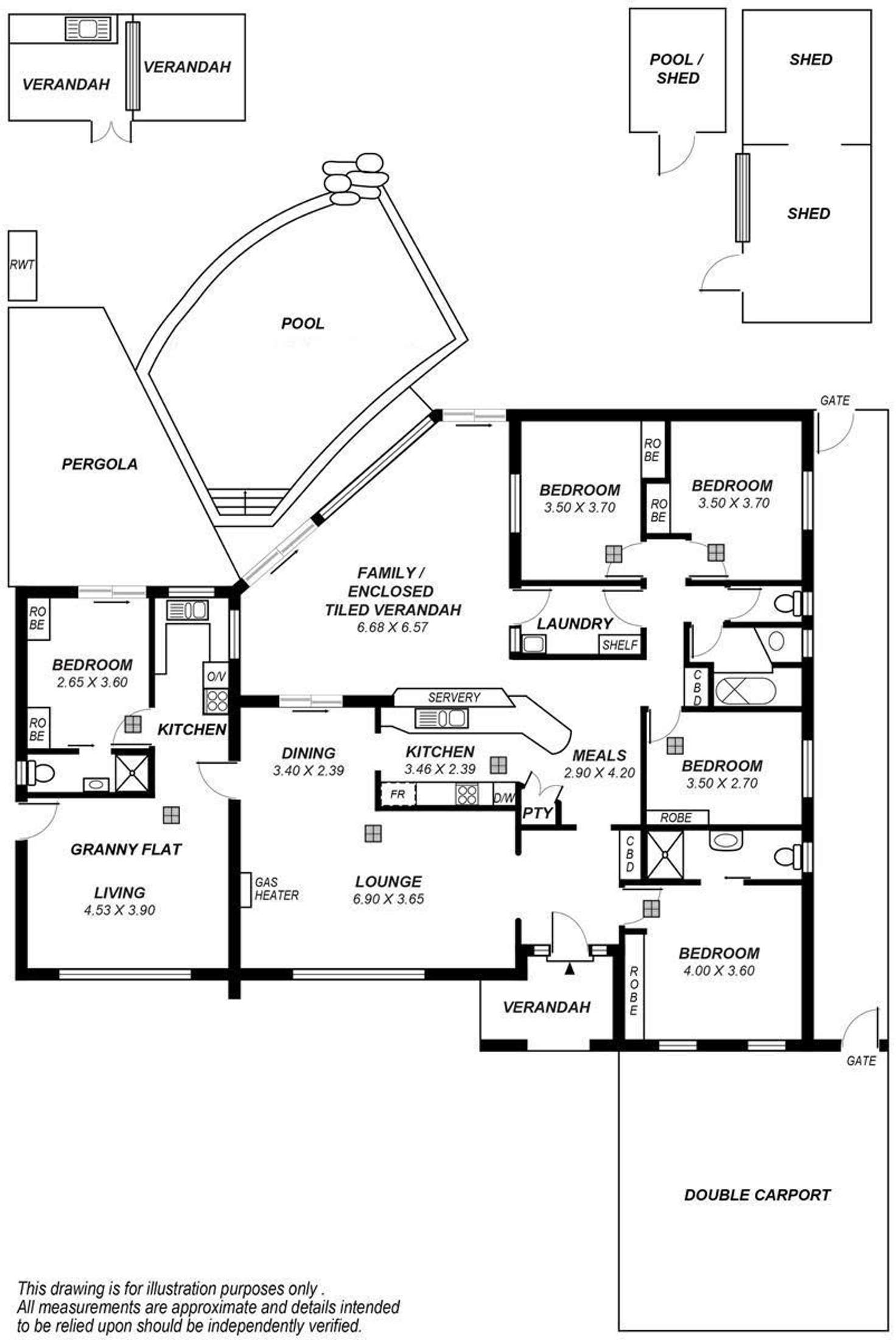 Floorplan of Homely house listing, 19 Jade Crescent, Aberfoyle Park SA 5159