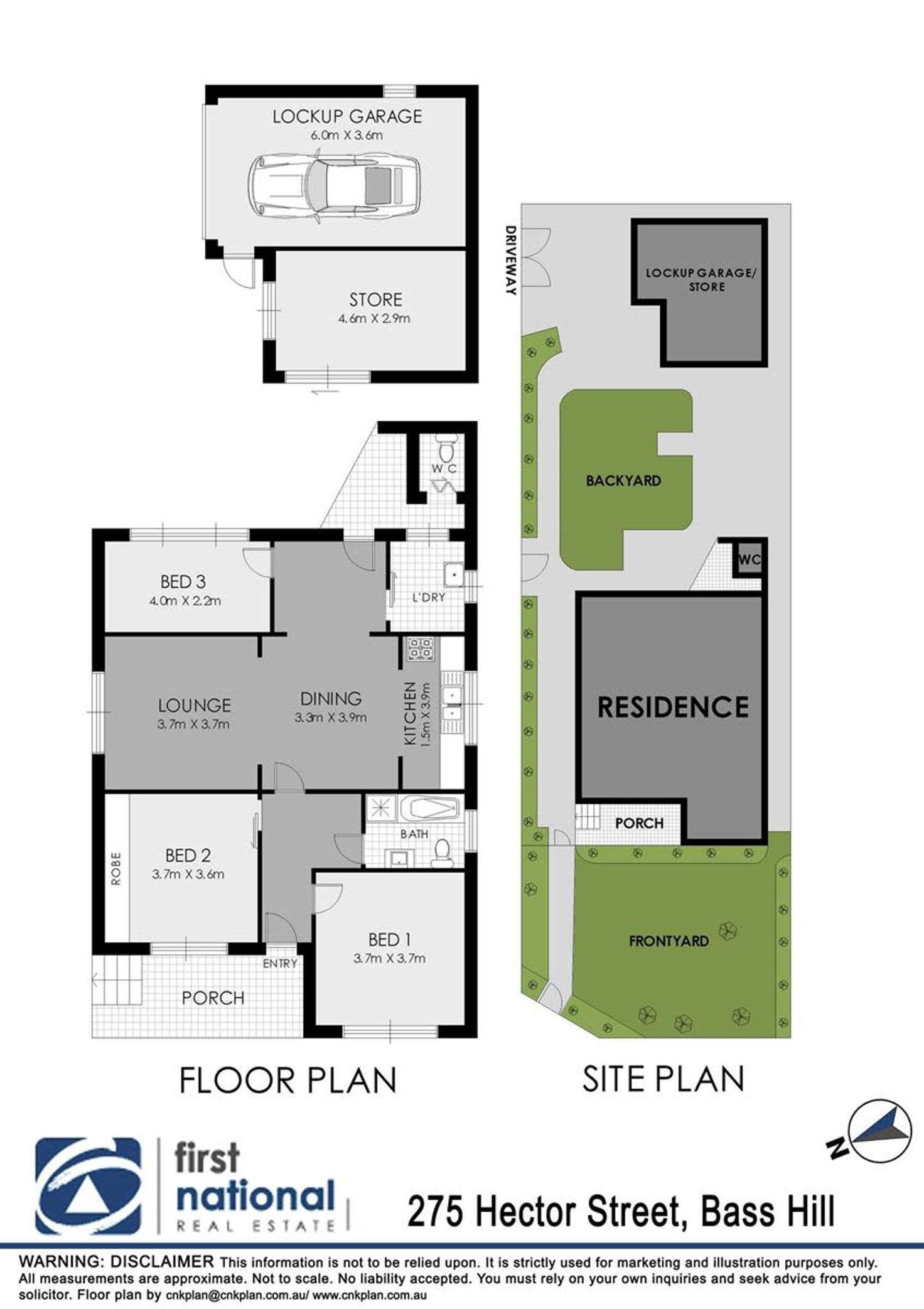 Floorplan of Homely house listing, 275 hector Street, Bass Hill NSW 2197