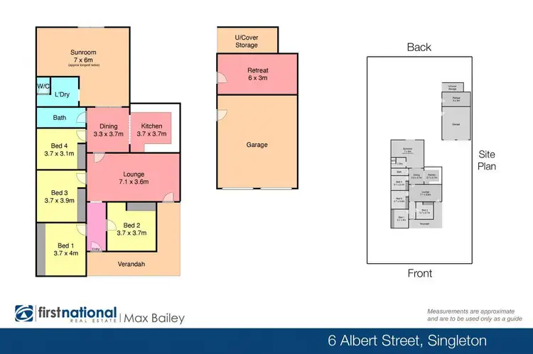 Floorplan of Homely house listing, 6 Albert Street, Singleton NSW 2330